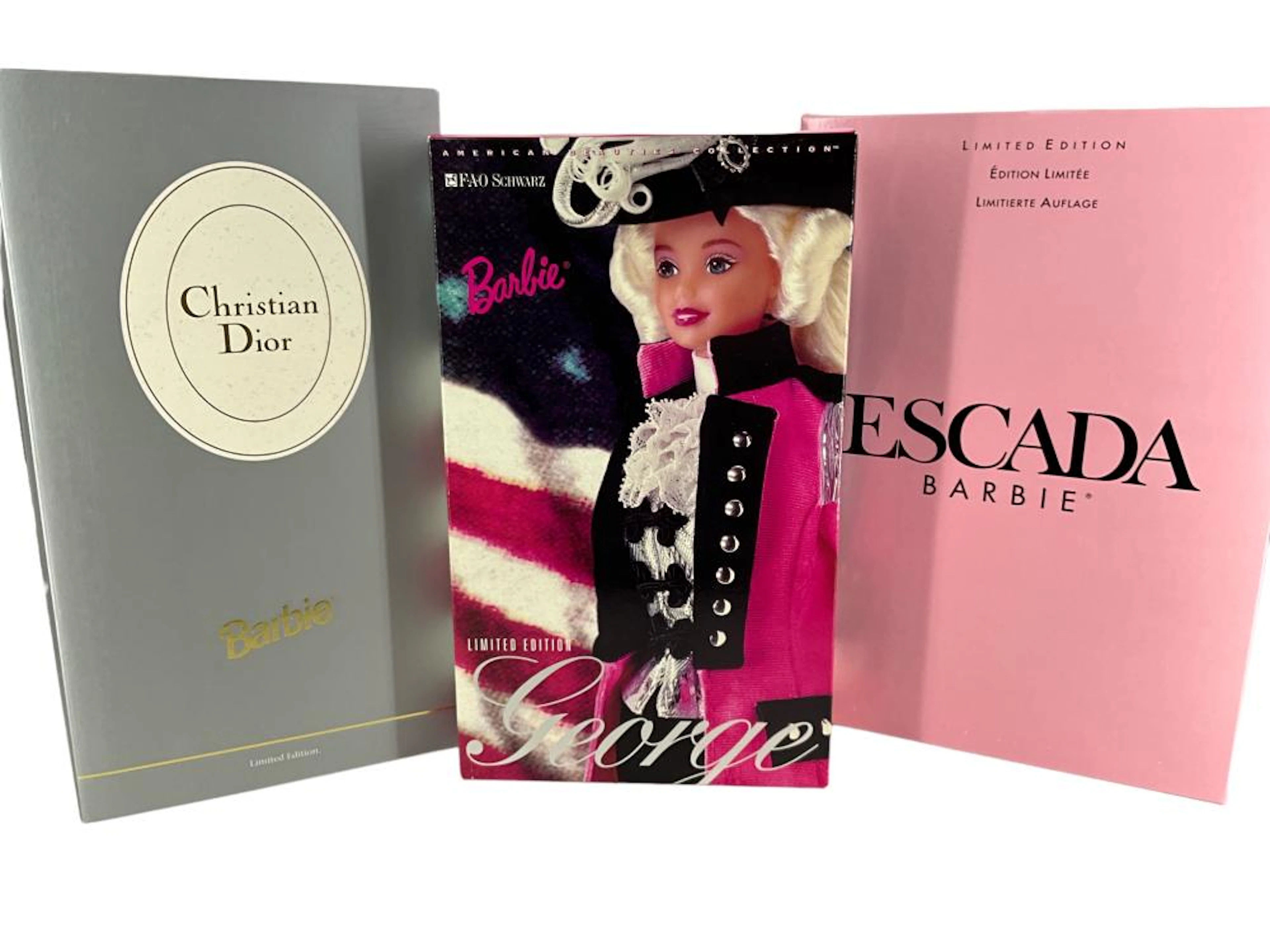 (3) Barbies including: Christian Dior Barbie