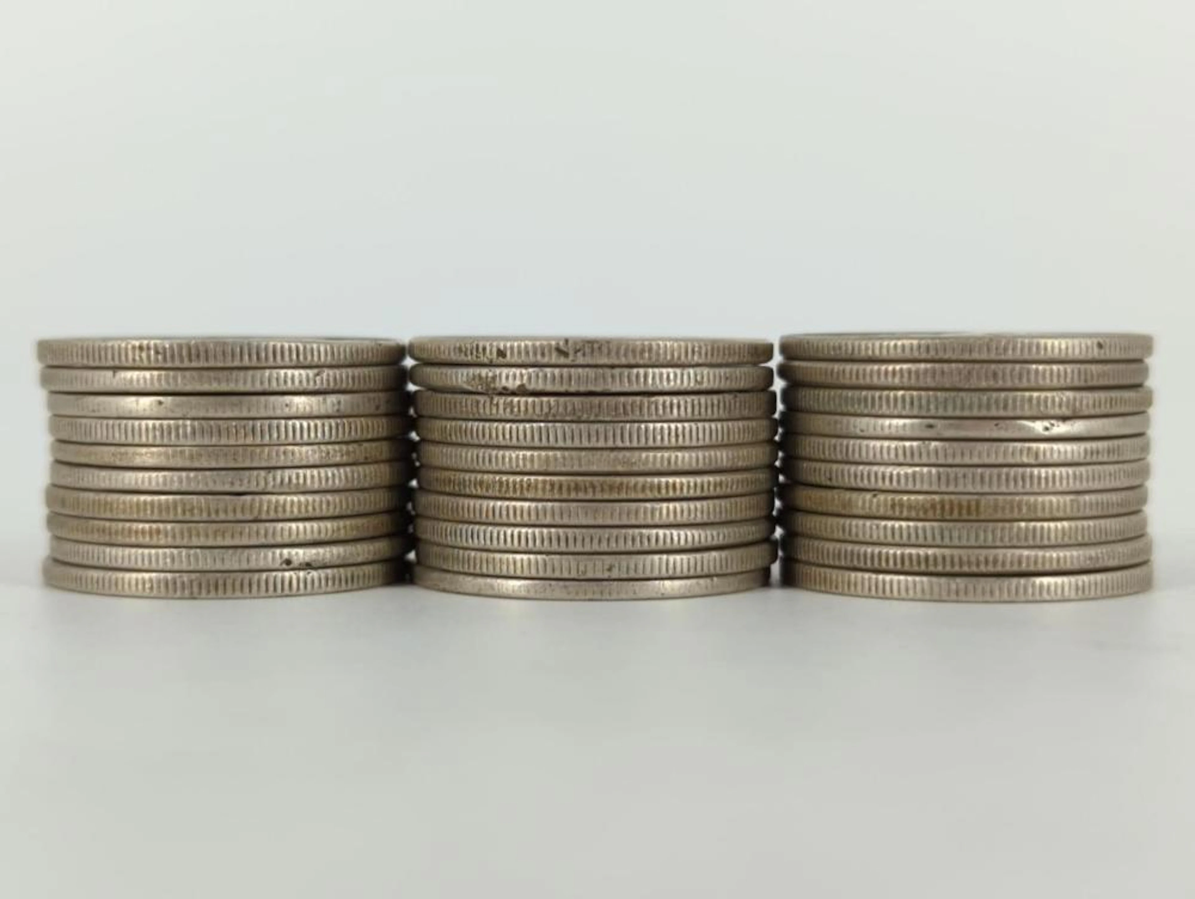 (30) U.S. Silver Walking Liberty Half Dollars