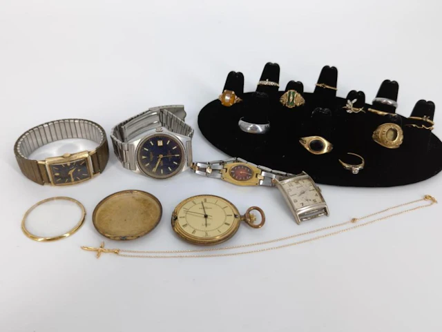 Watches and Rings + Tangled Necklace