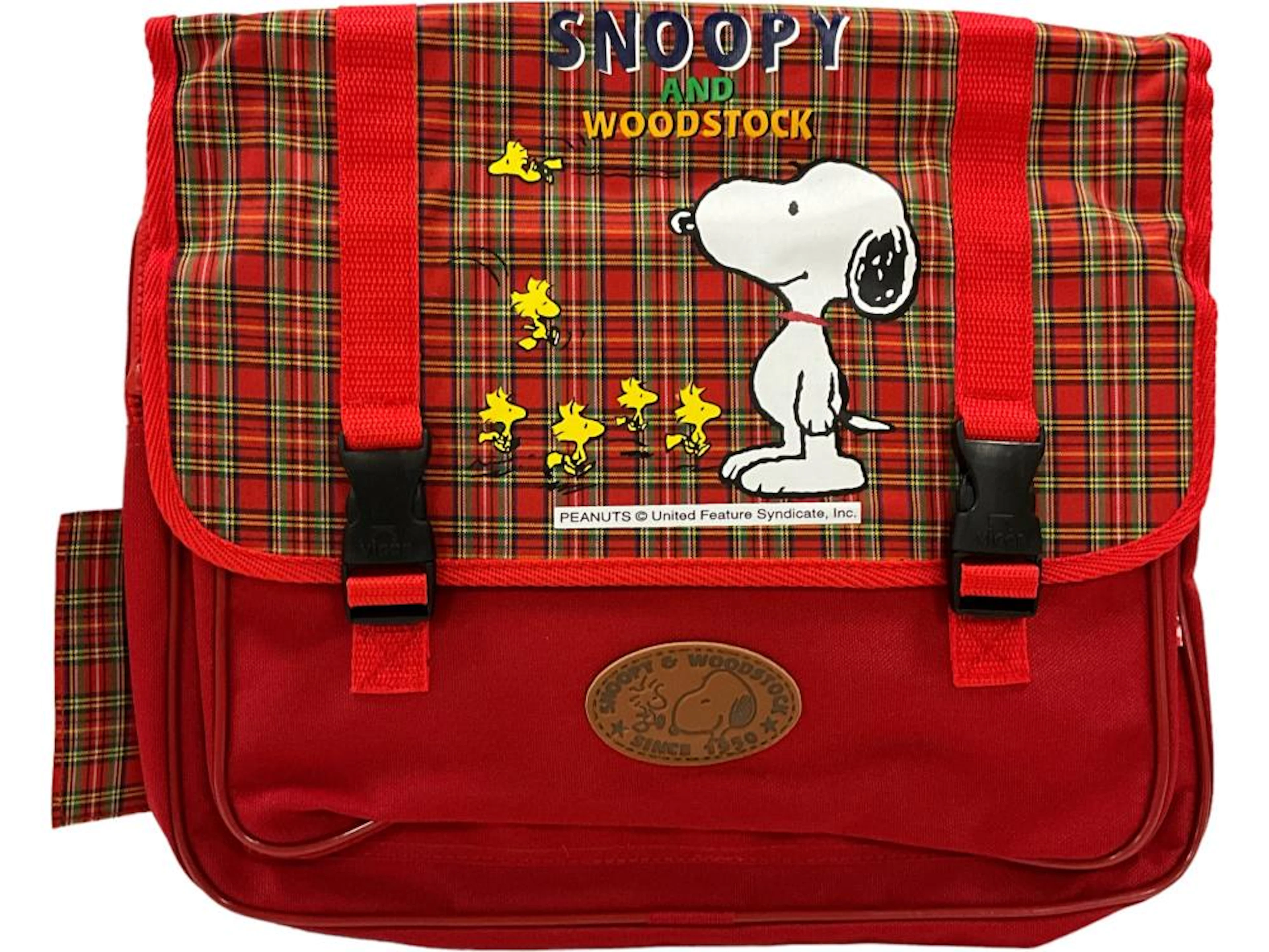 (1) NWT SNOOPY and WOODSTOCK Book Bag/Backpack/Messenger Bag
