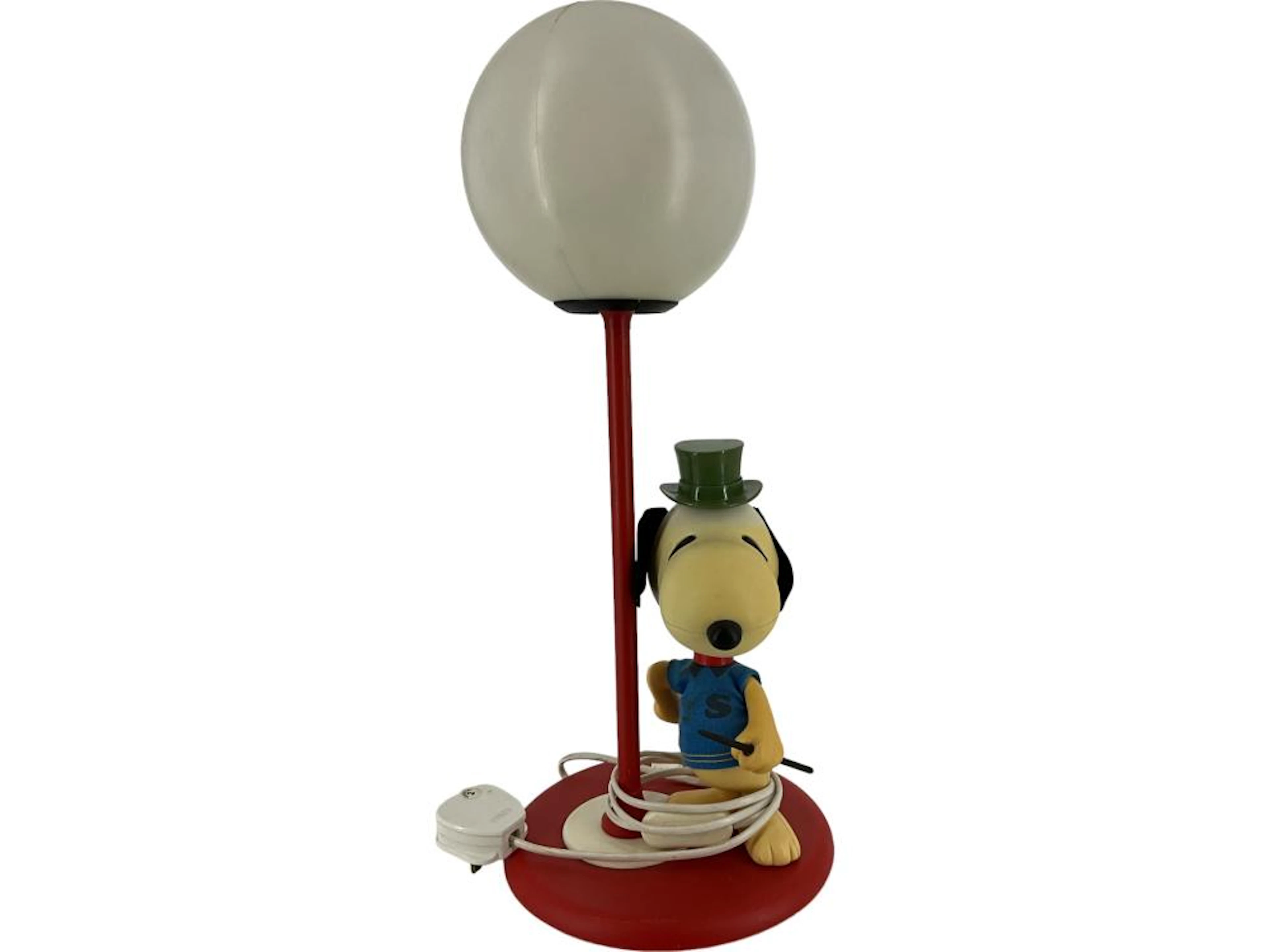 (1) Rare Vintage SNOOPY Table Lamp from Italy. PEANUTS