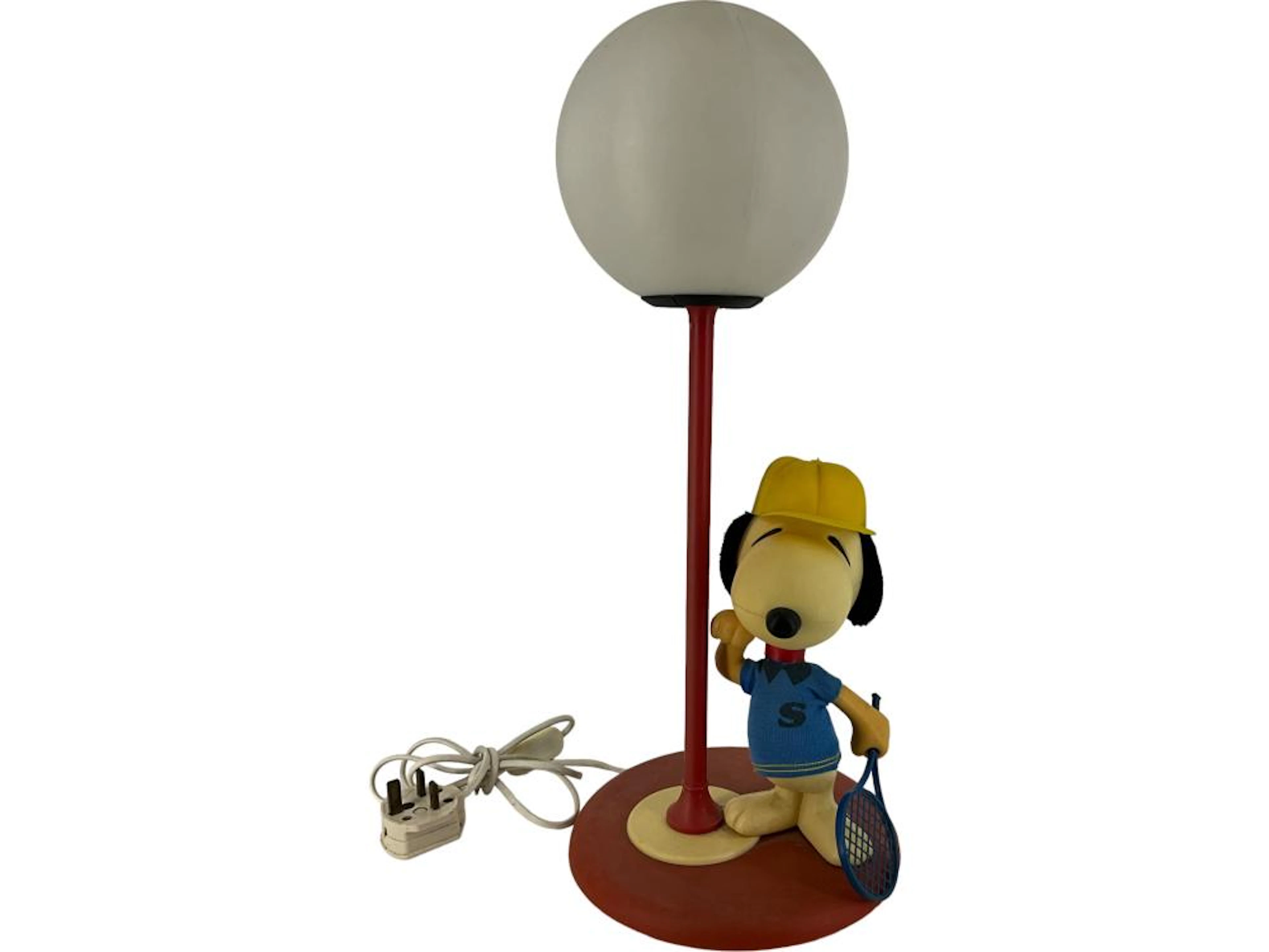 (1) Rare Vintage SNOOPY Table Lamp from Italy. PEANUTS