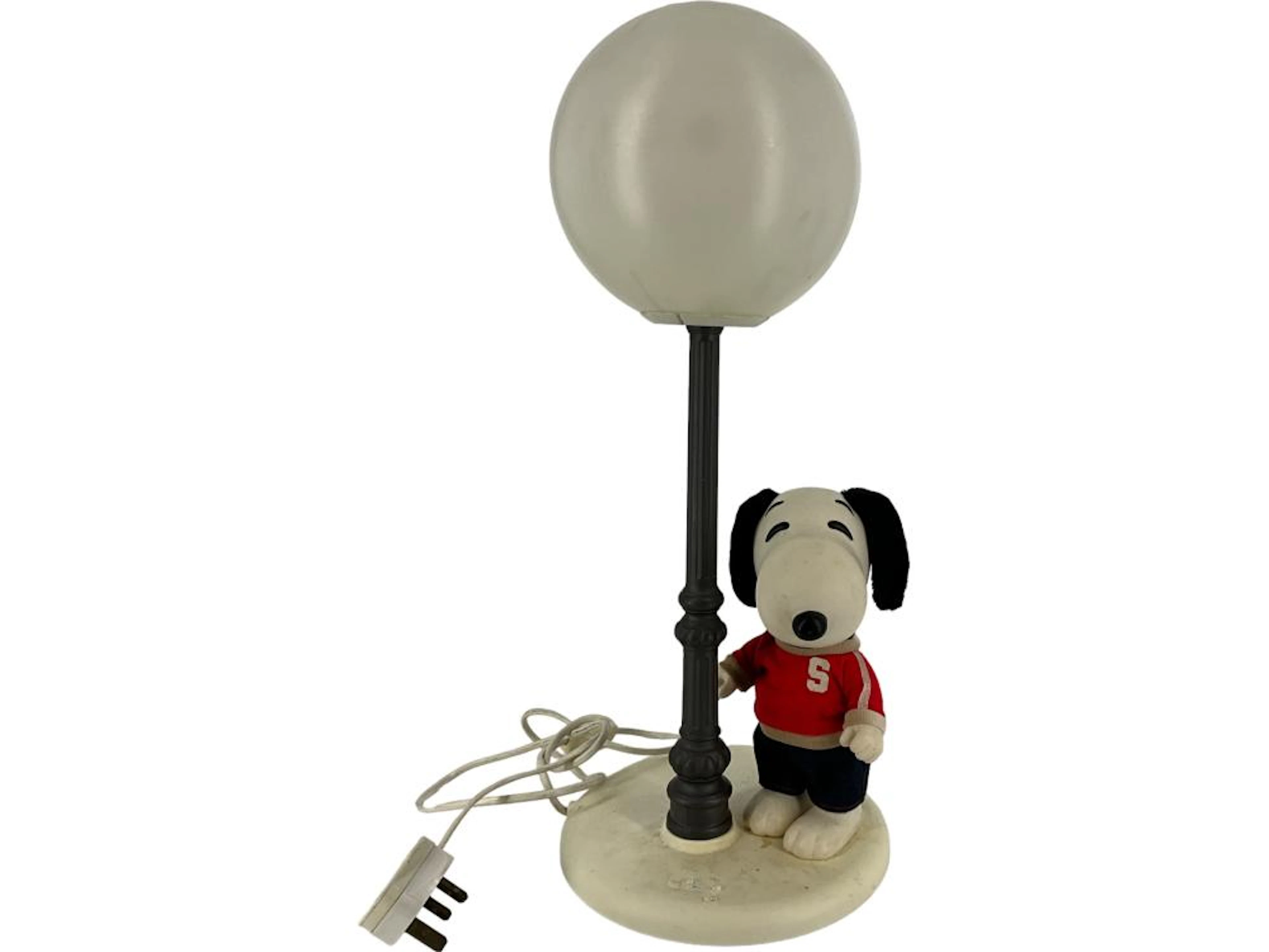 (1) Rare Vintage SNOOPY Table Lamp from Italy. PEANUTS