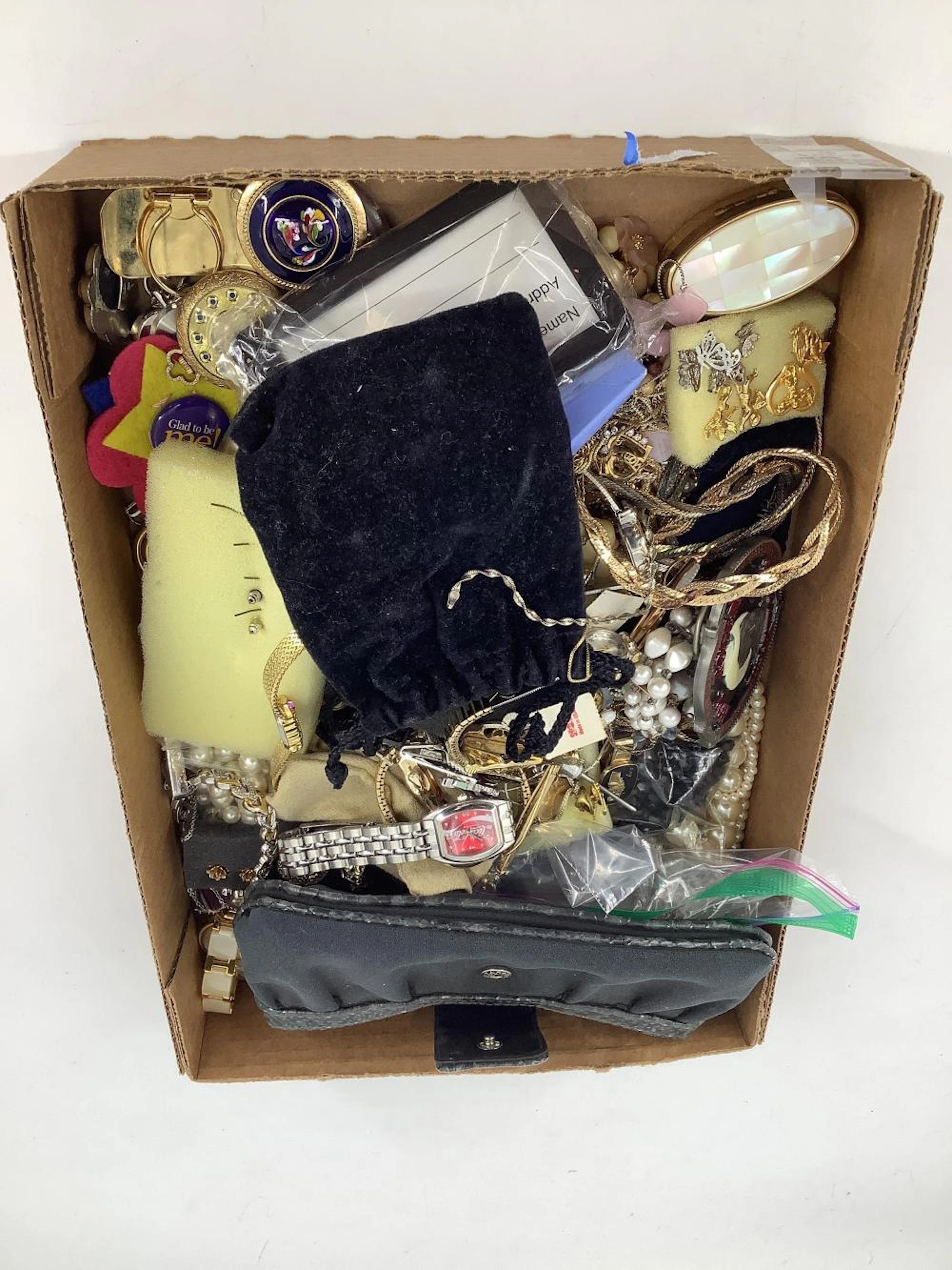 Box Lot Of Jewelry & Accessories