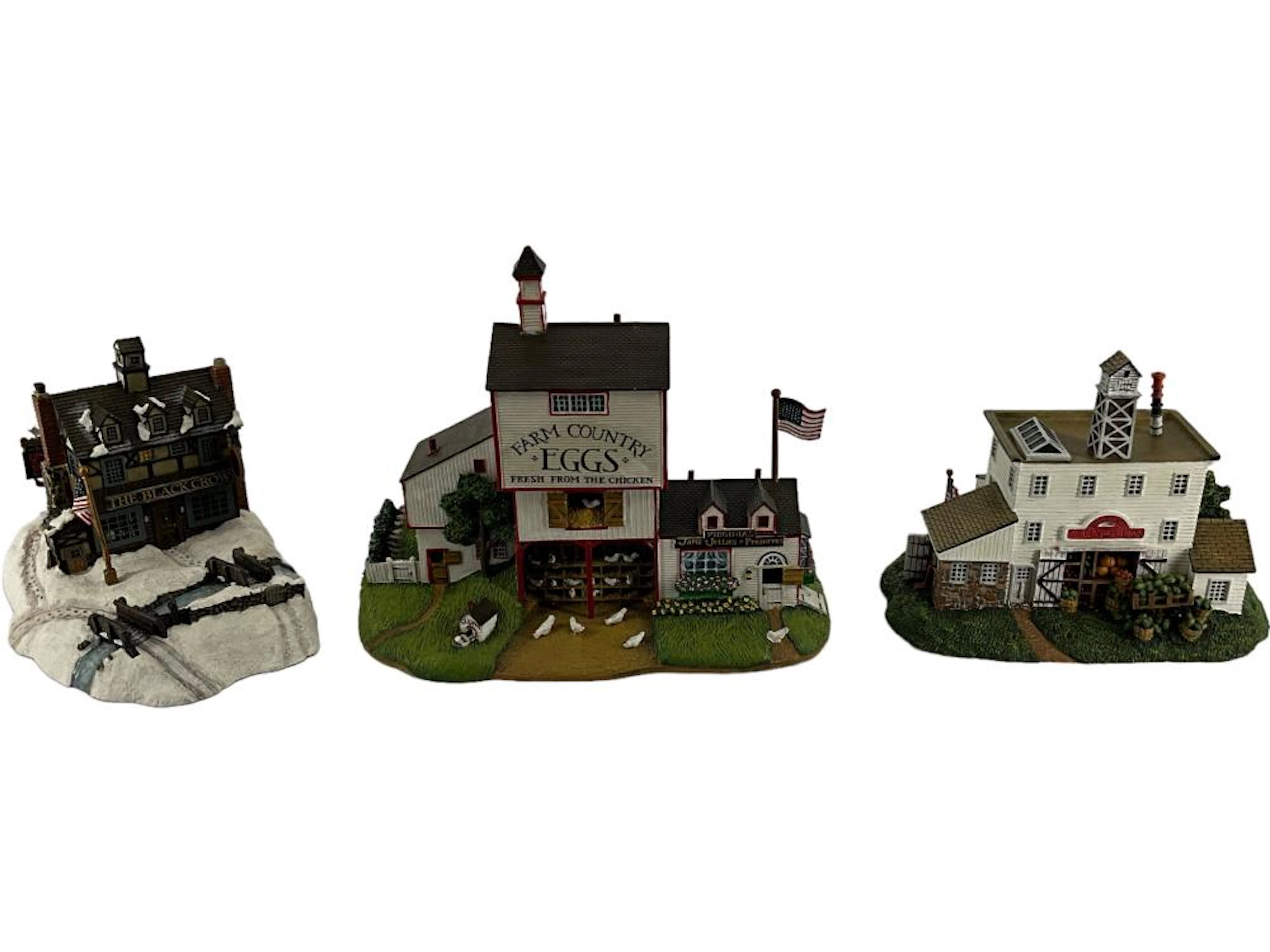 (3) Hawthorne Village Sculpture Houses by Hawthorne Architectural Register