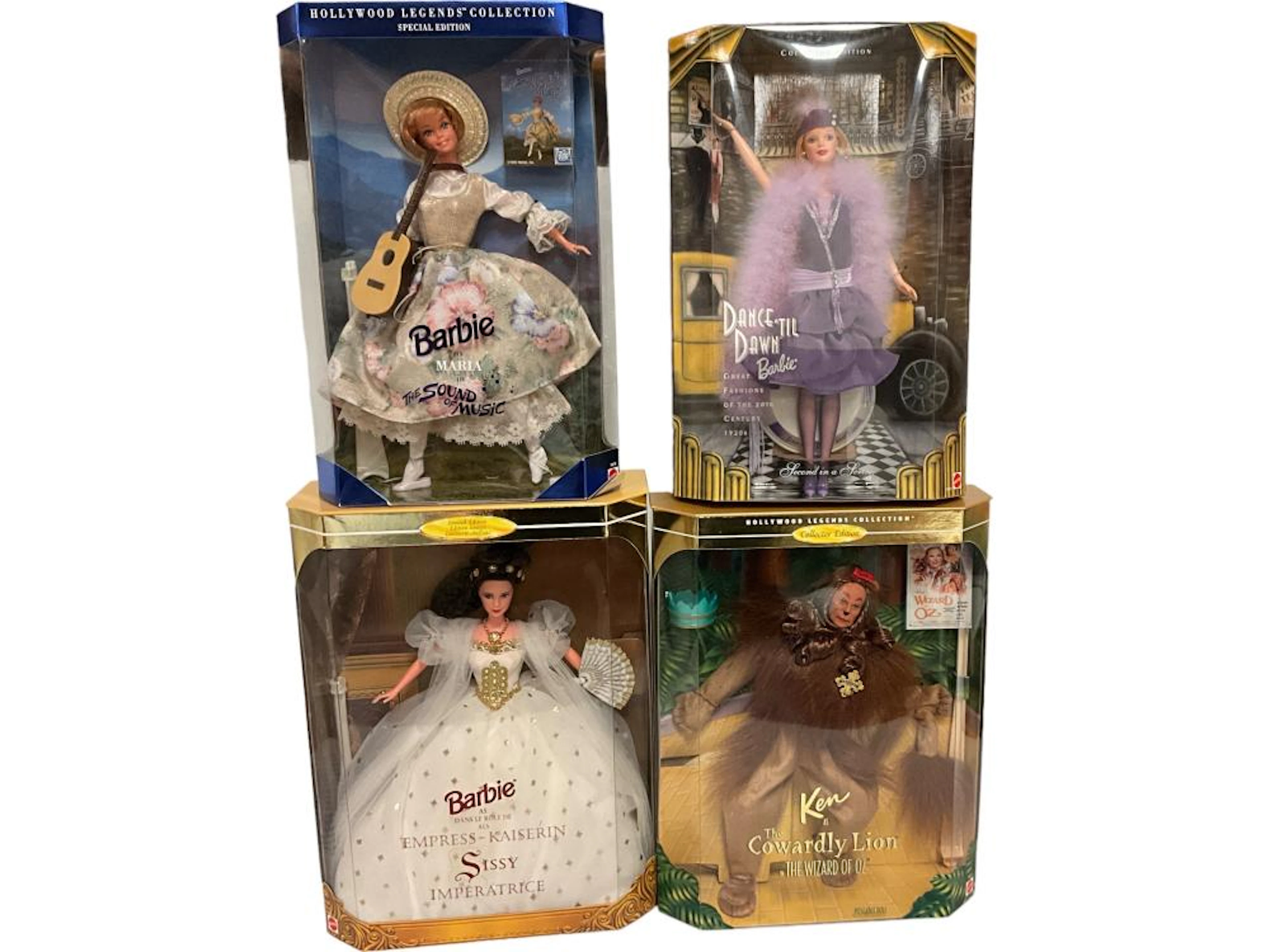 (4) Special, Foreign, and Collector Edition Barbies