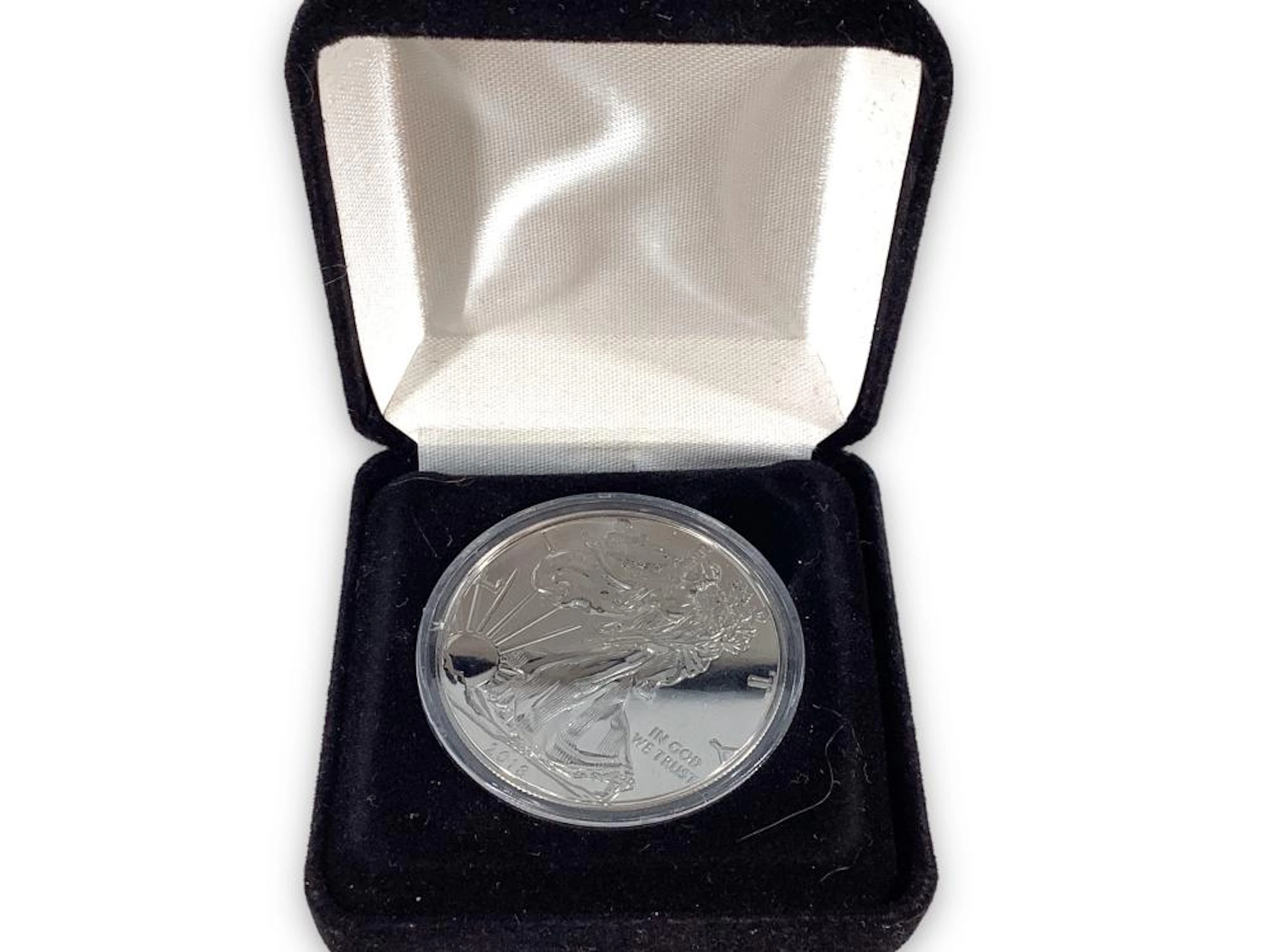 U.S. 1oz Silver Eagle - Ruthenium Coated