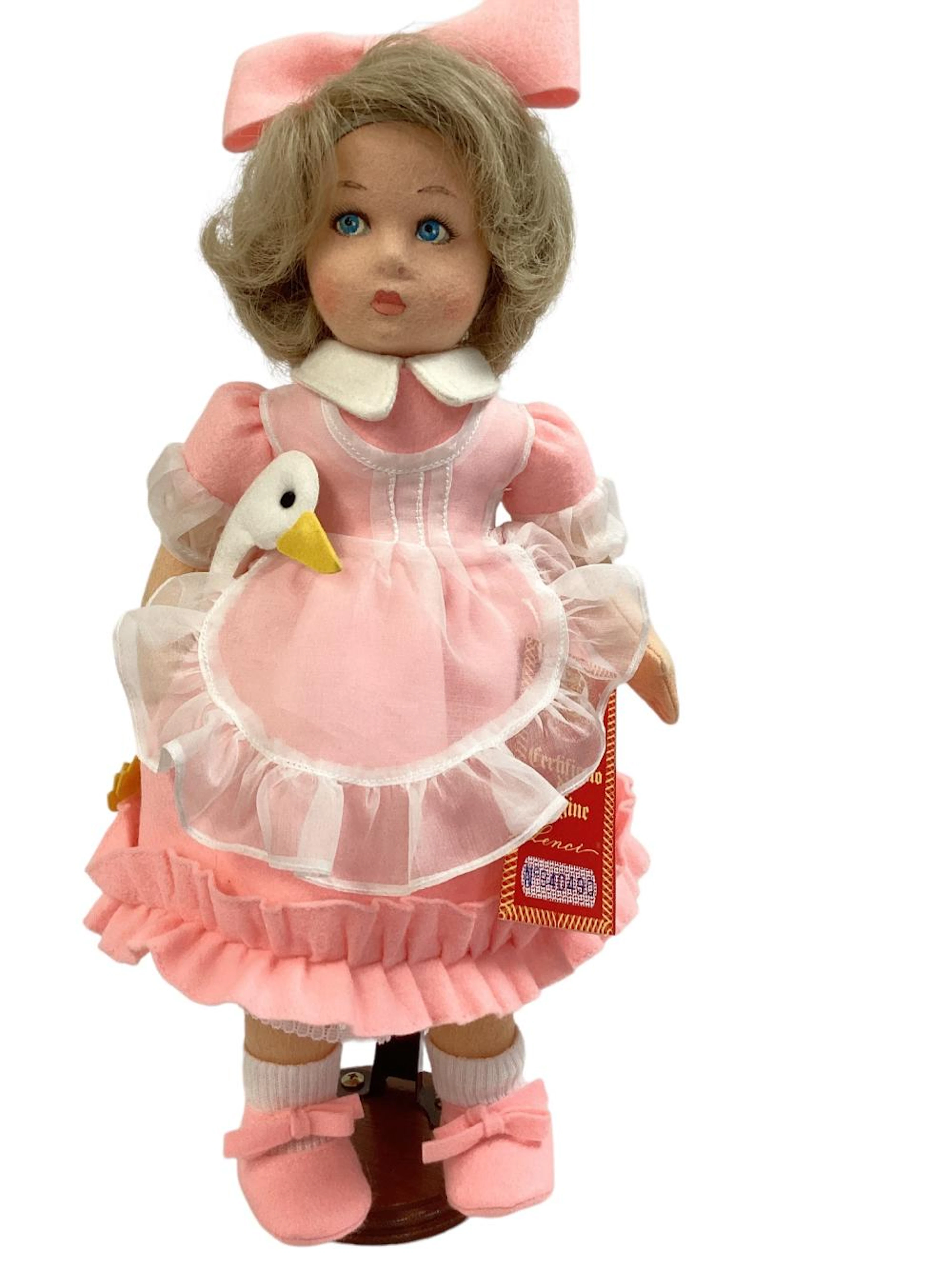 13" Lenci "Aurelia" reissued for "Enchanted Doll House," doll made of Felt