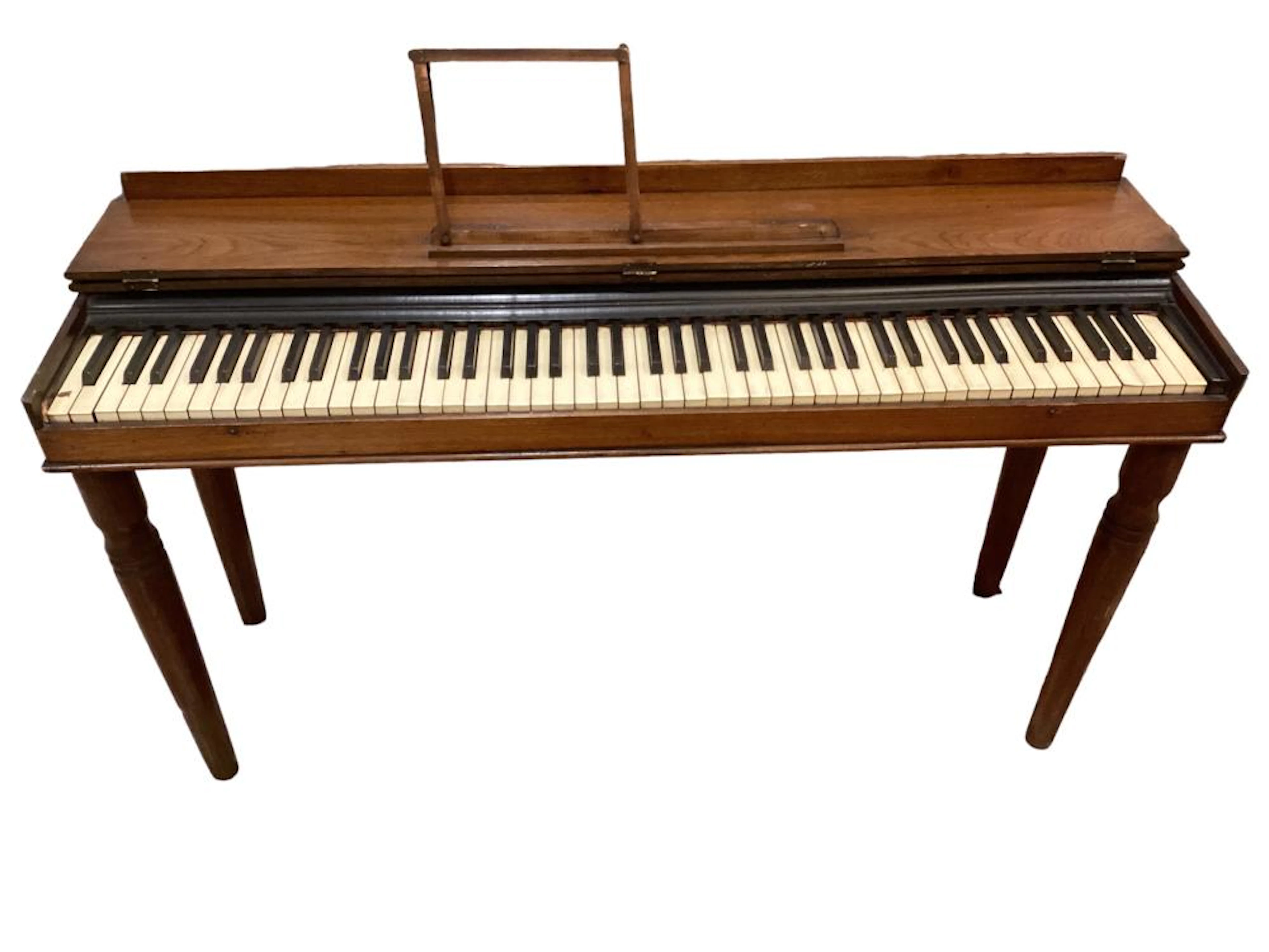 Antique Walnut Mute Practice Piano