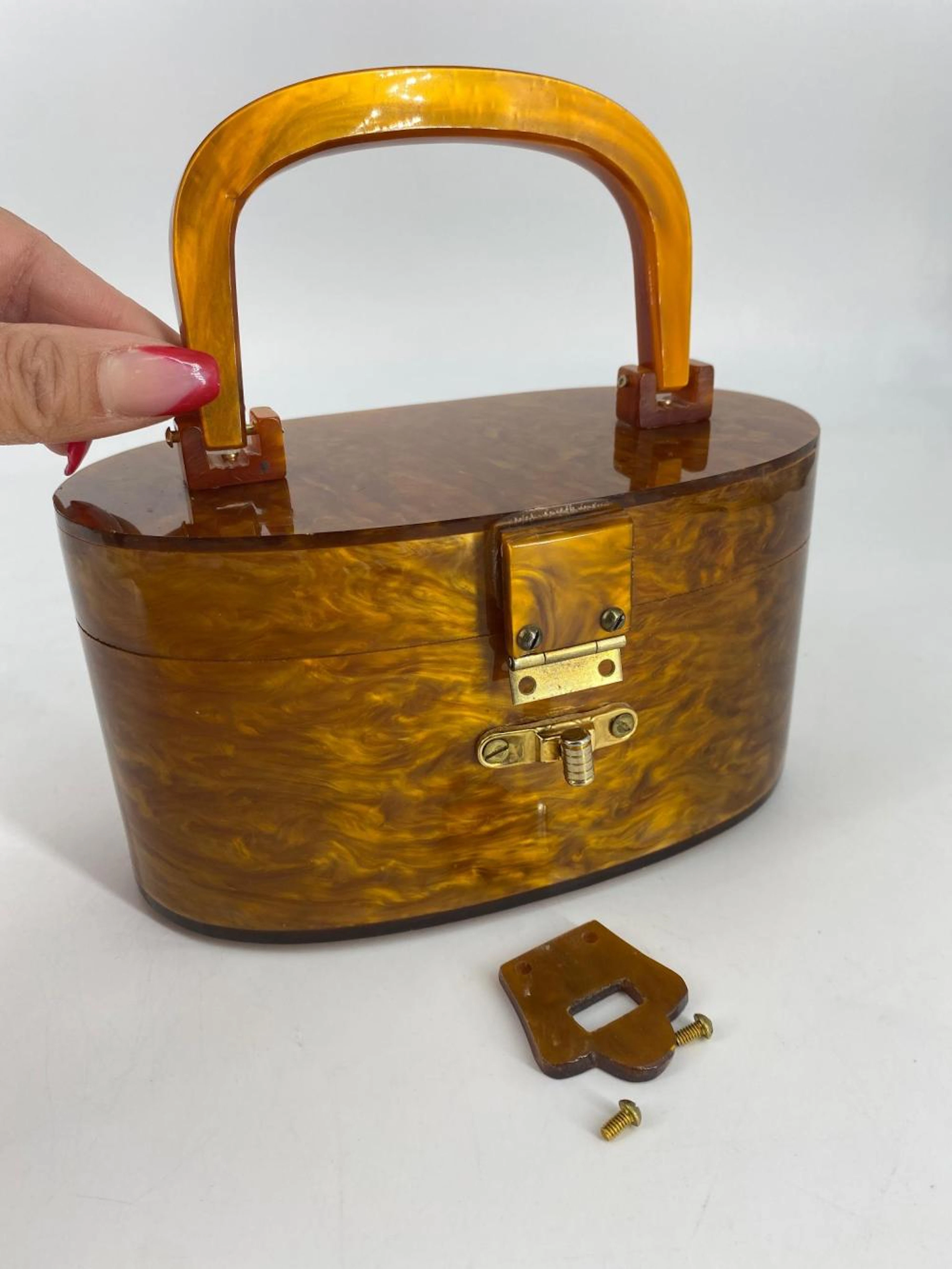 Vintage Lucite Handbag