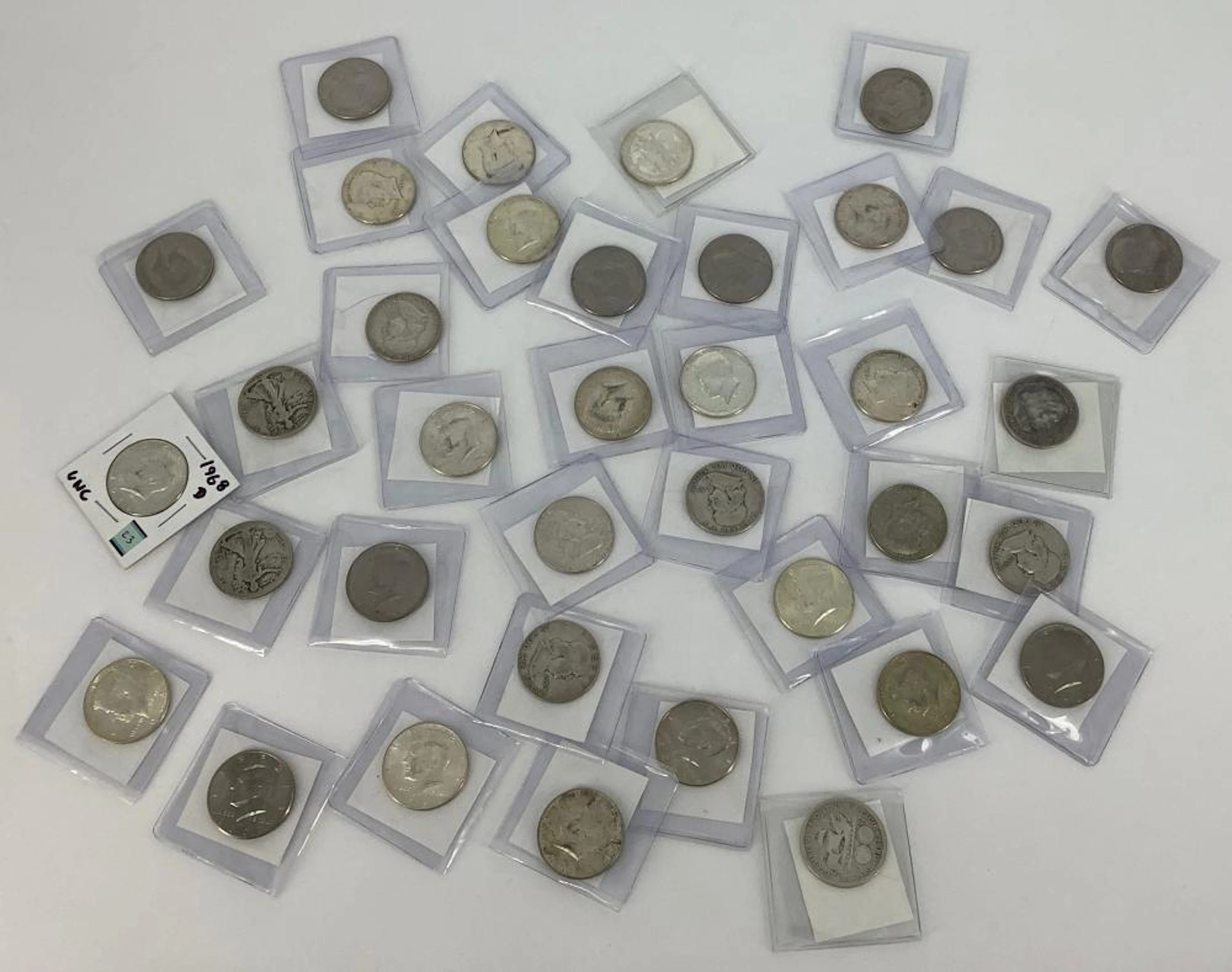 Lot of 36 Half Dollar Coins
