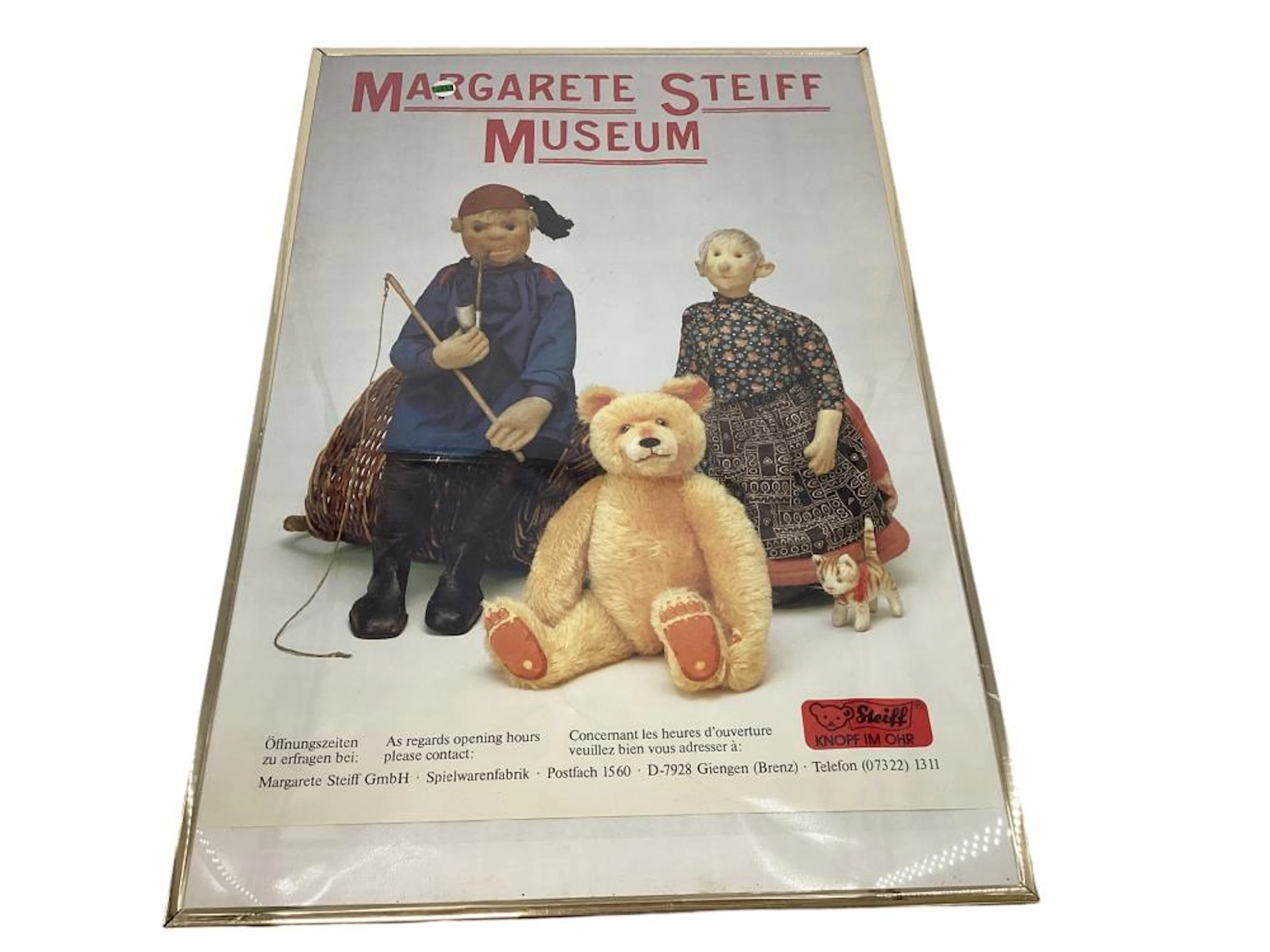 Steiff Framed Picture