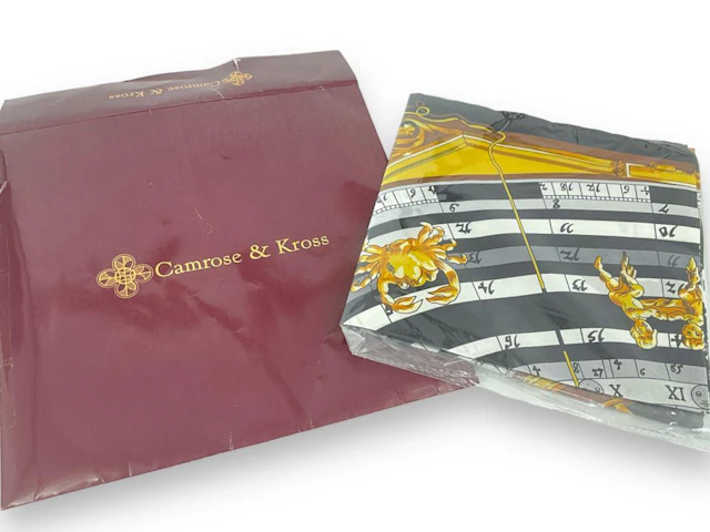 ever Worn Camrose & Kross Designer Silk Scarf