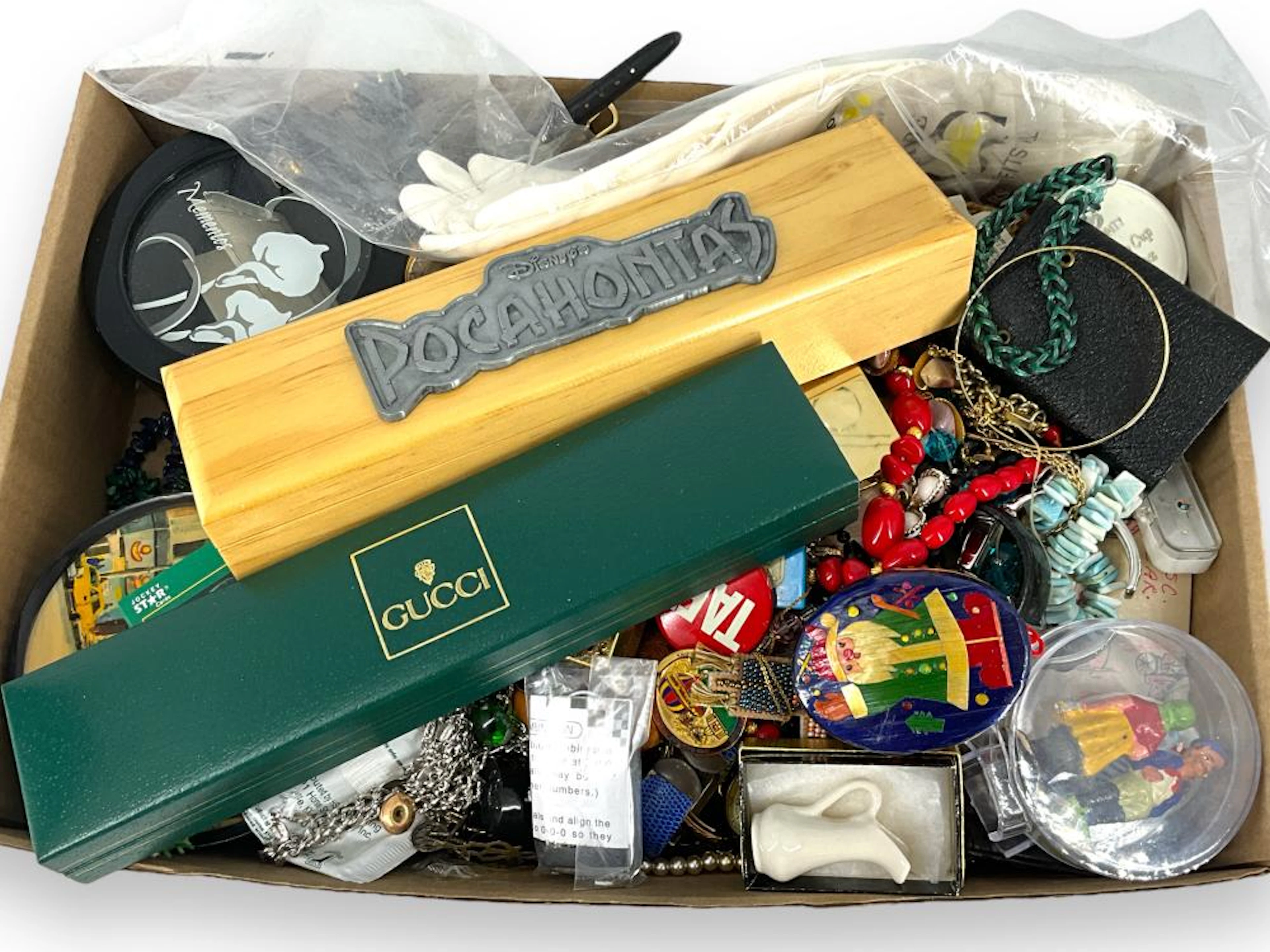 Box Lot Of Jewelry & Accessories