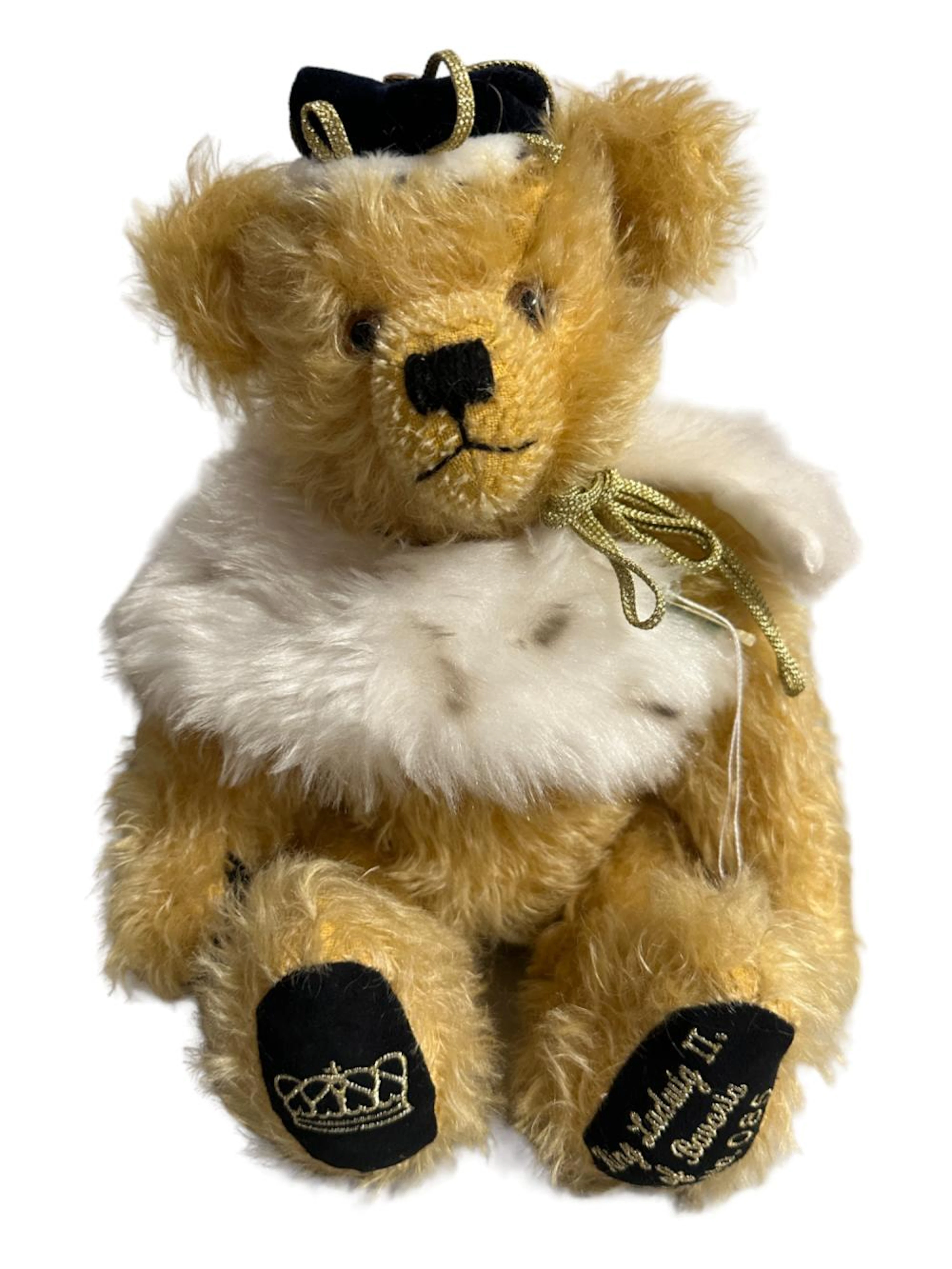 Hermann Original Mohair "King Ludwig II of Bavaria" Teddy Bear with Tags