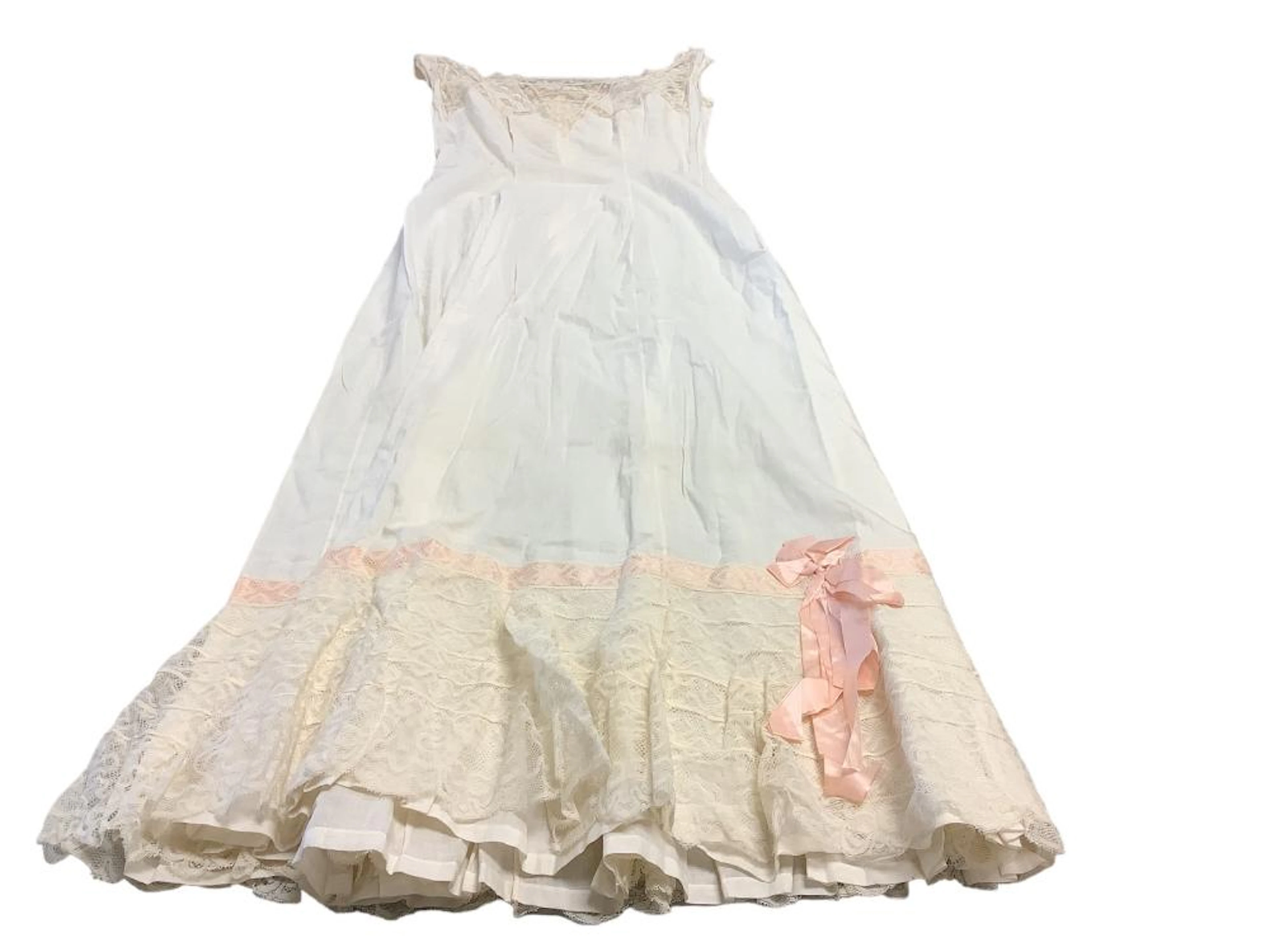 Vintage Pretty Chemise, Lace Shawl, Antique Nightcap, Apron and More