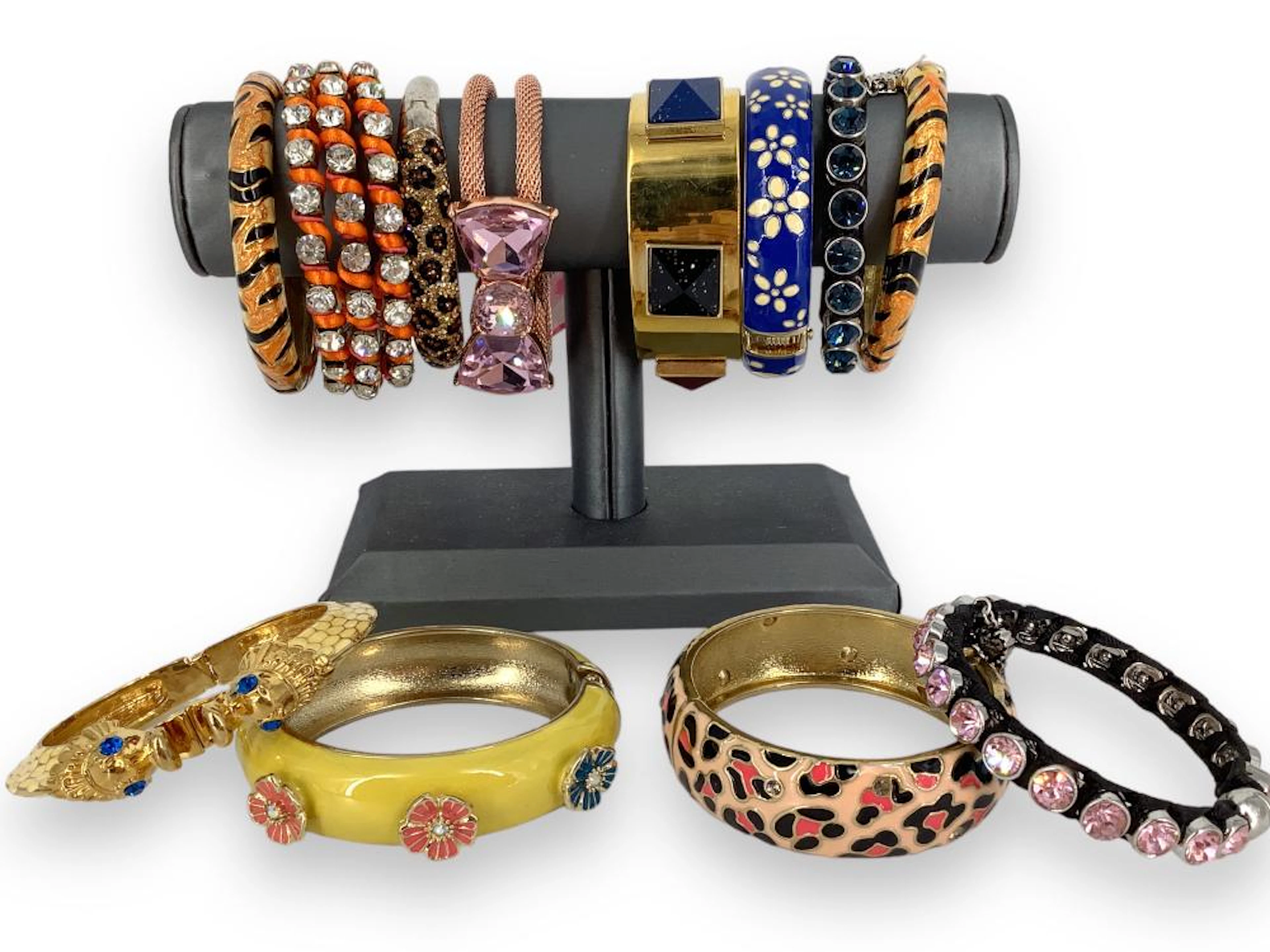 Twelve Bangles and Bracelets including Betsey Johnso