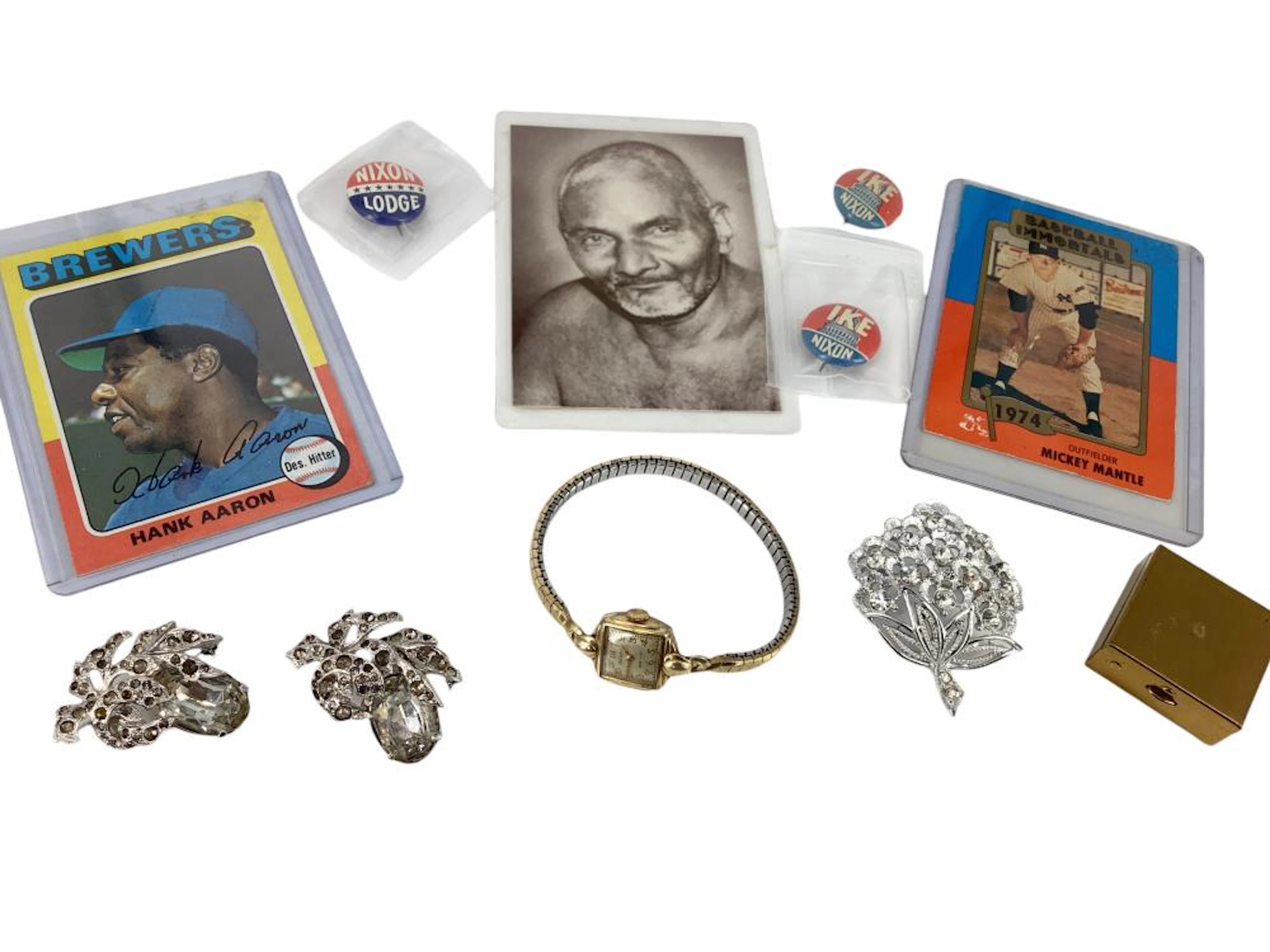 ixon Political Pins, Fashion Jewelry, Baseball Cards