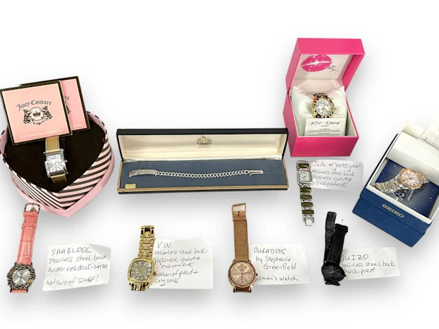 Eight Watches and ID Tag "Love" Bracelet
