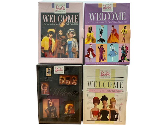 (4) Barbie Collector?s Club Membership Kits
