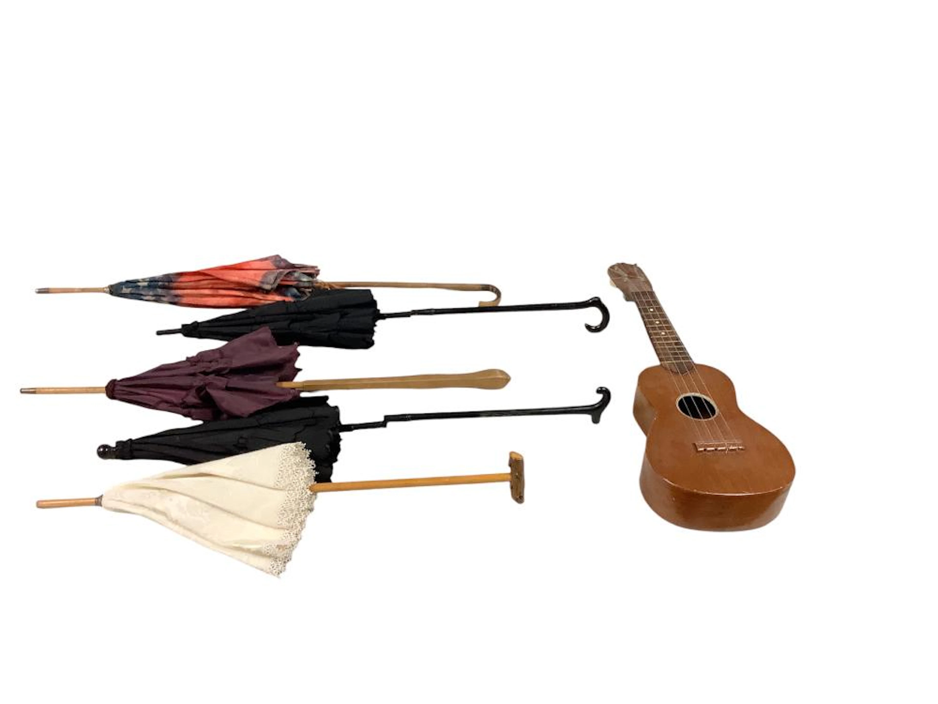 Vintage Parasols & Ukulele
