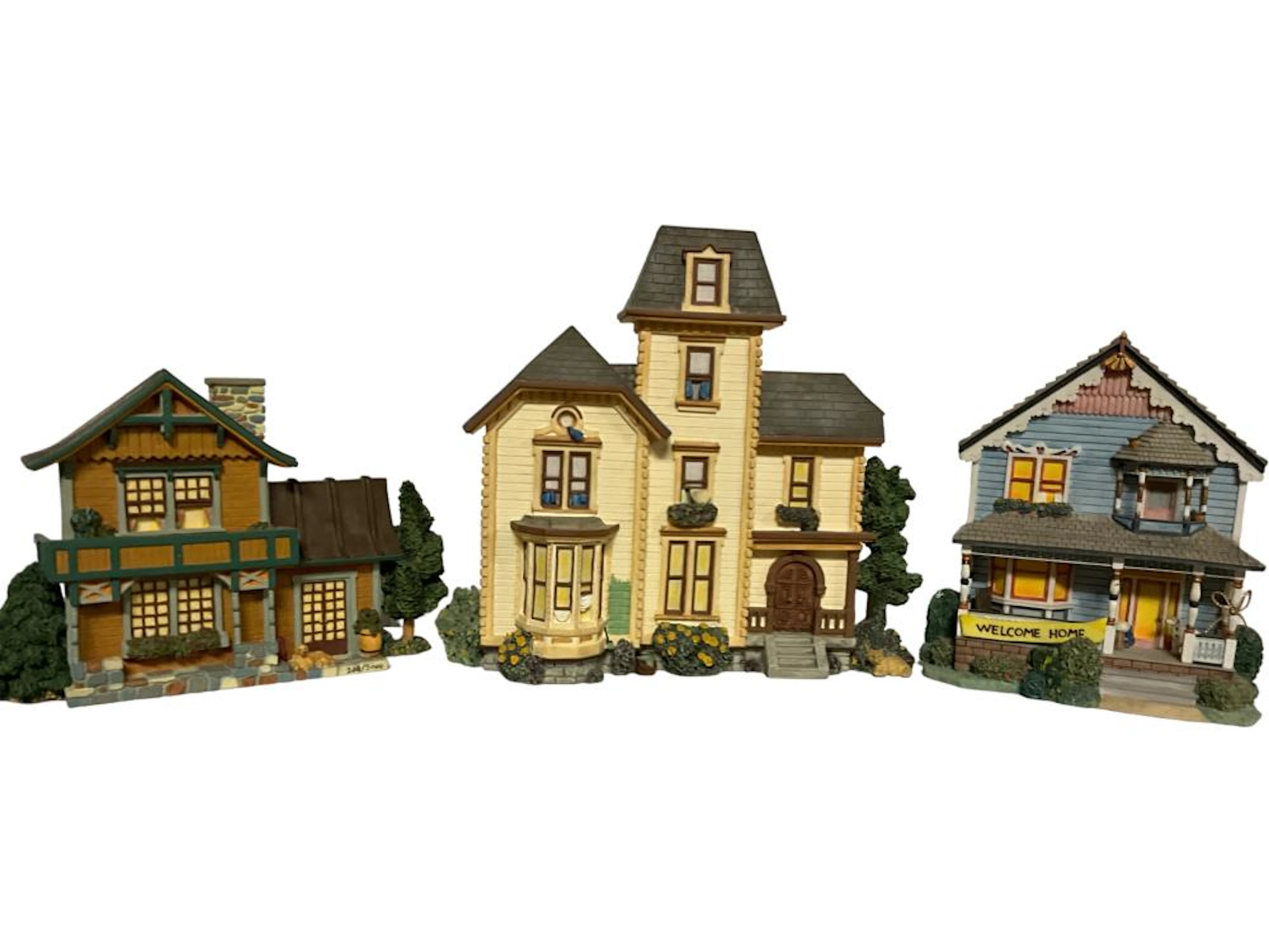 (3) ?The Brian Baker Collection? Architectural Sculptures including Signed