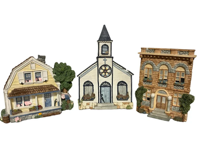 (3) ?The Brian Baker Collection? Architectural Sculptures