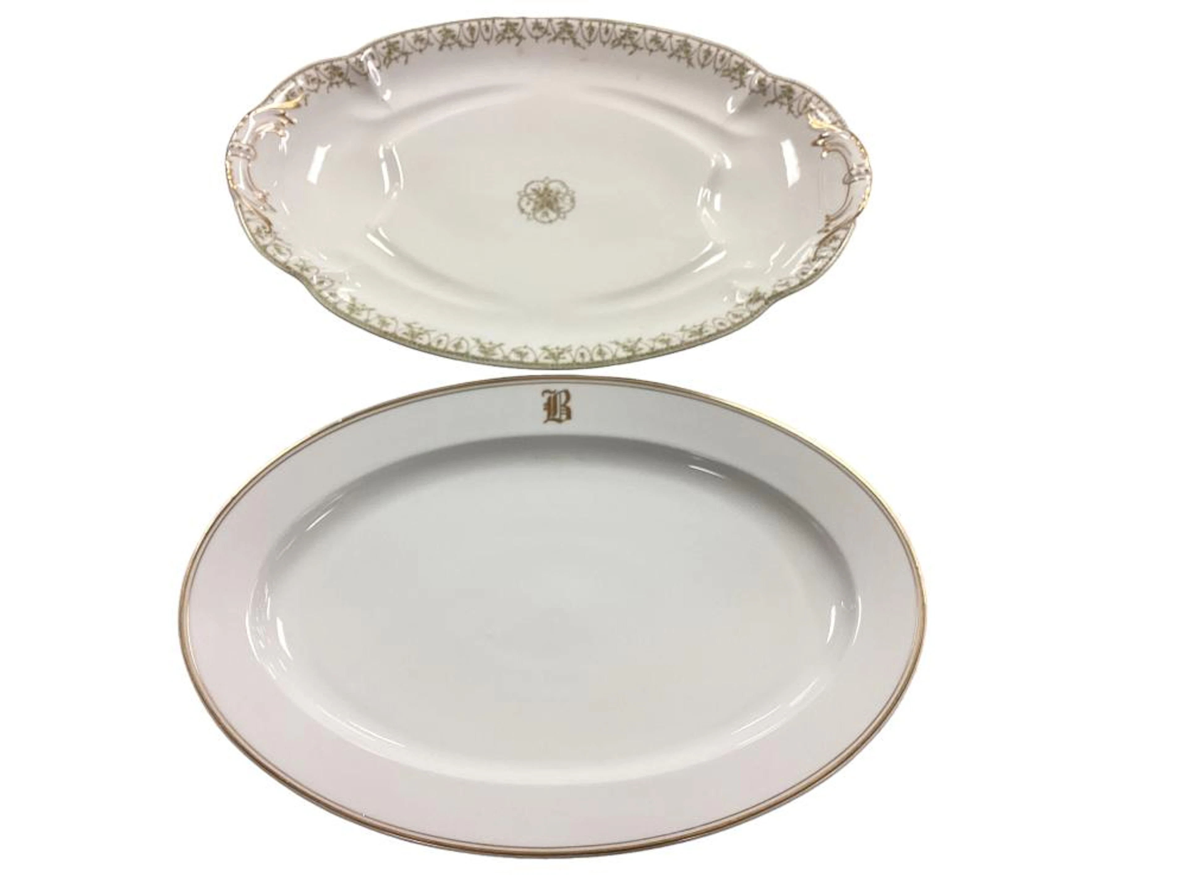 Haviland Limoges & Bavaria "Favorite" Oval China Platters