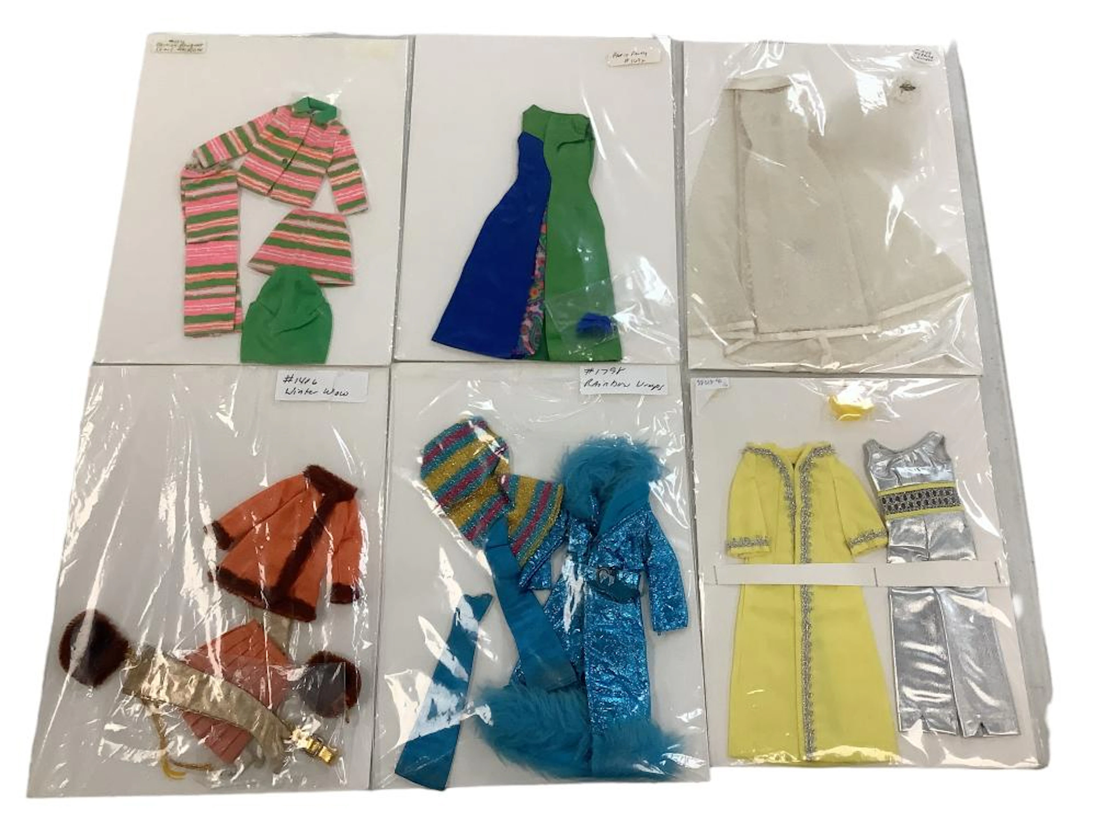 (6) VINTAGE BARBIE OUTFITS