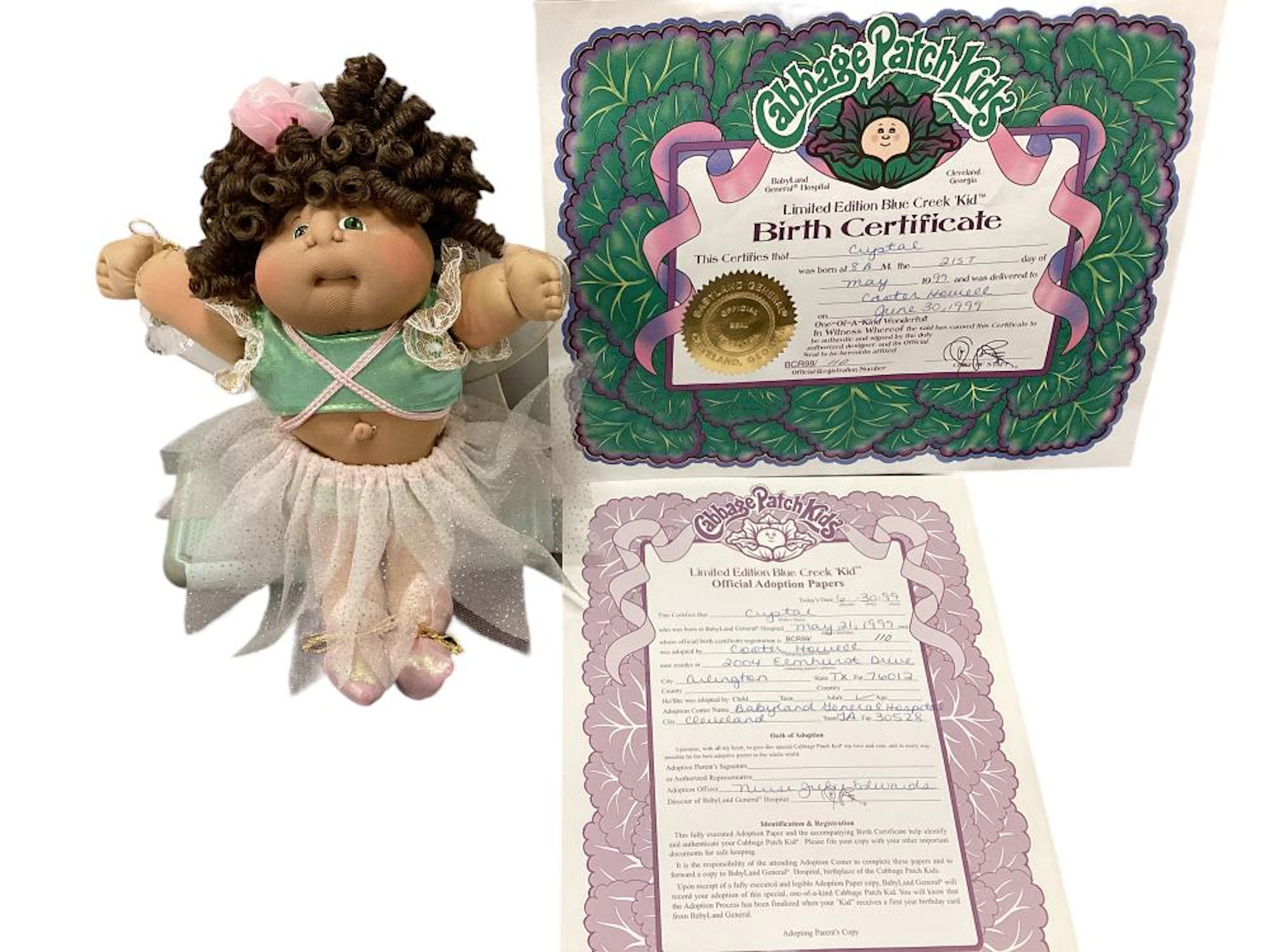 Xavier Roberts Original Cabbage Patch Kids 1999 Garden Fairy