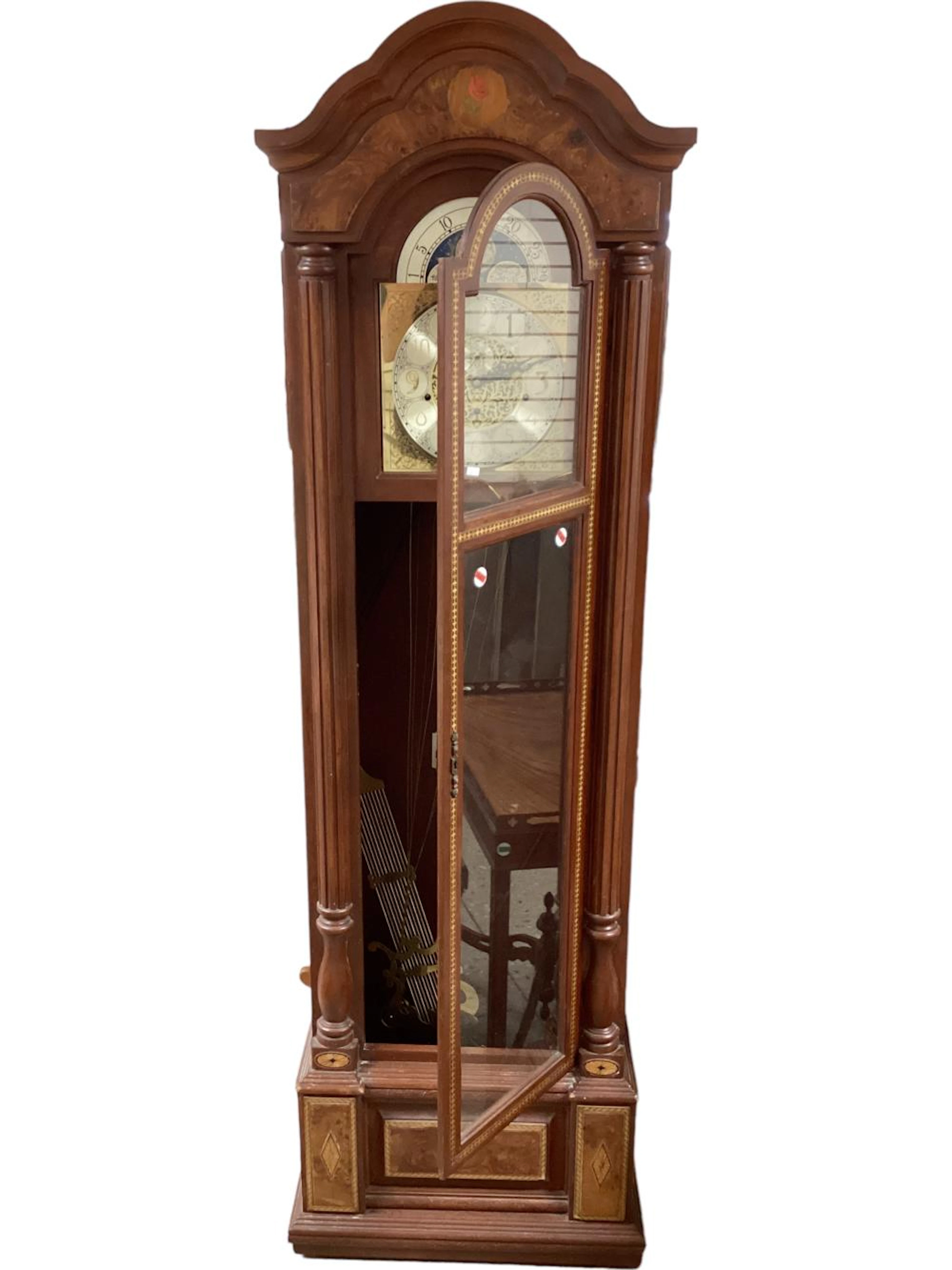 Mahogany Emperor Tall Case Clock