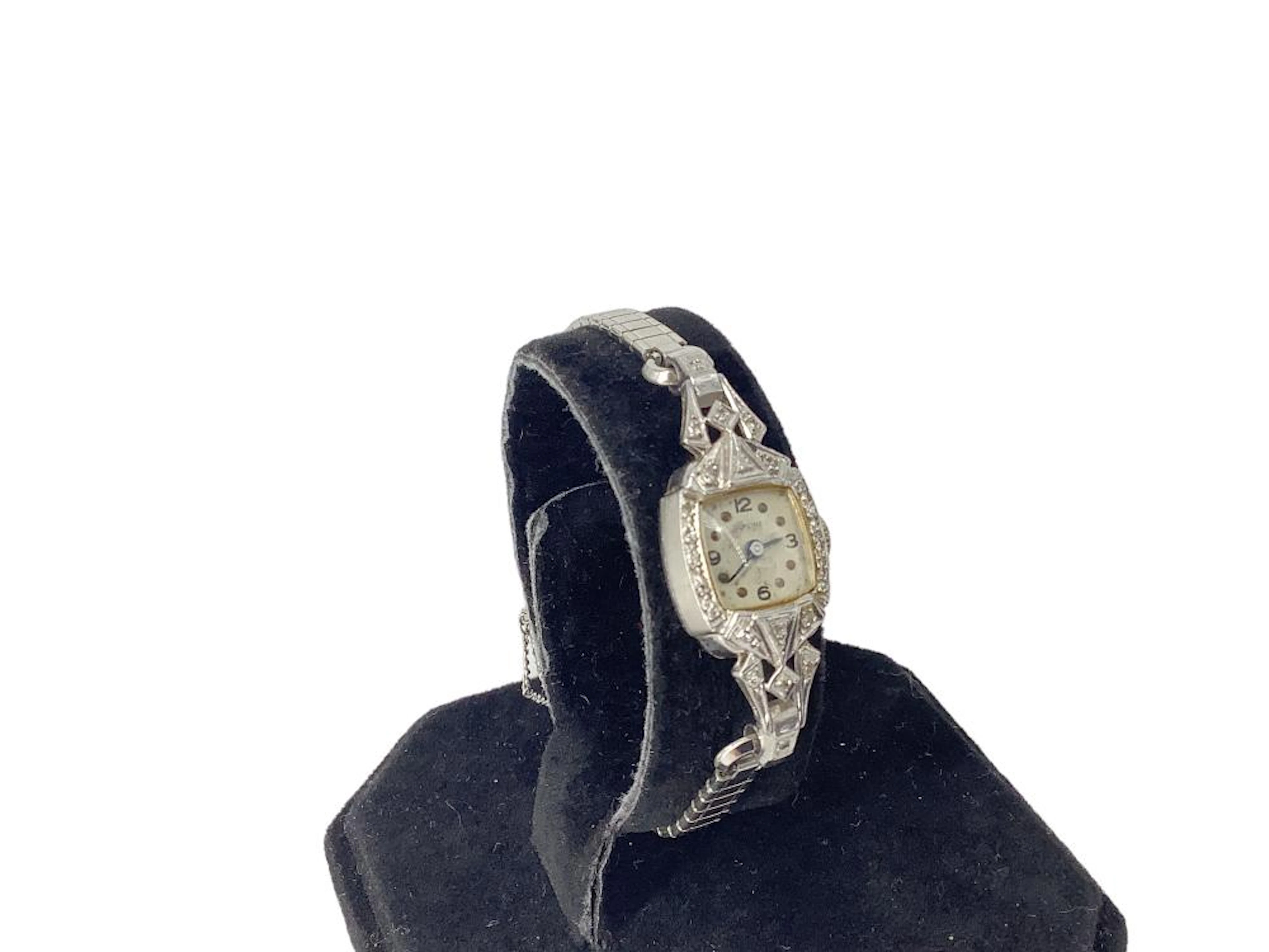 Platinum Ladies Glycine Watch