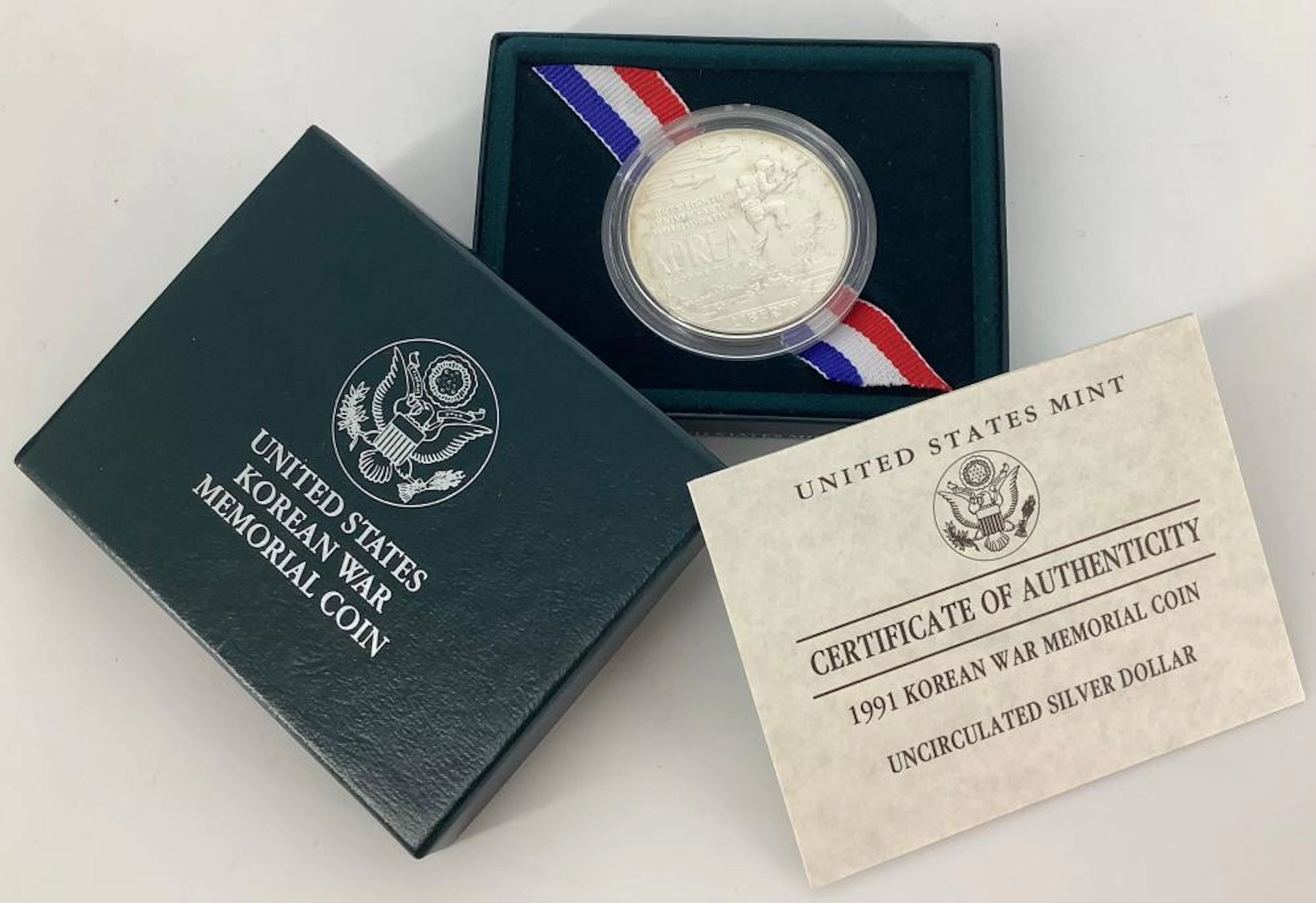 U.S. Commemorative Silver Uncirculated Dollar Coi