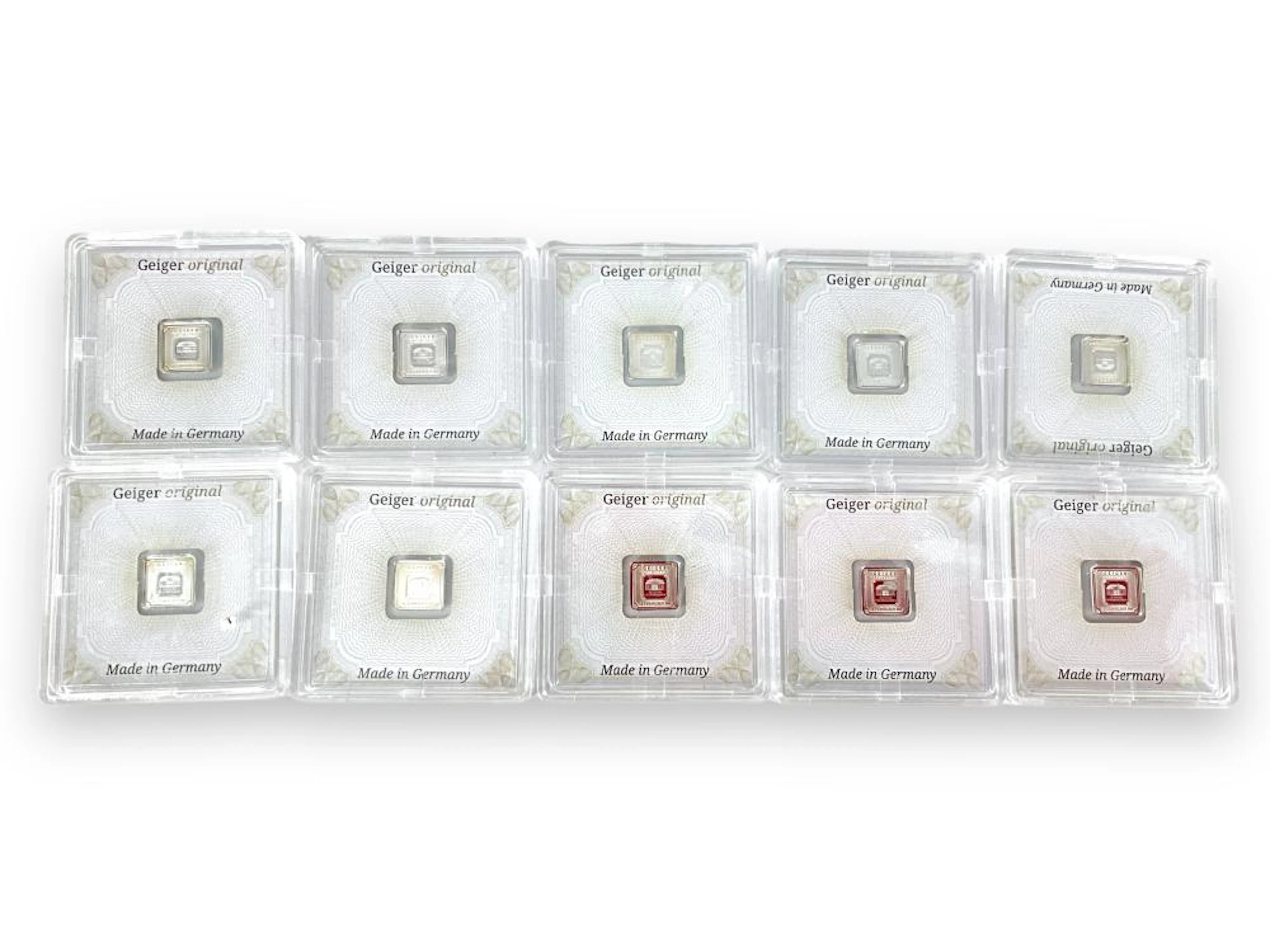 10 Small Packaged Silver Ingots