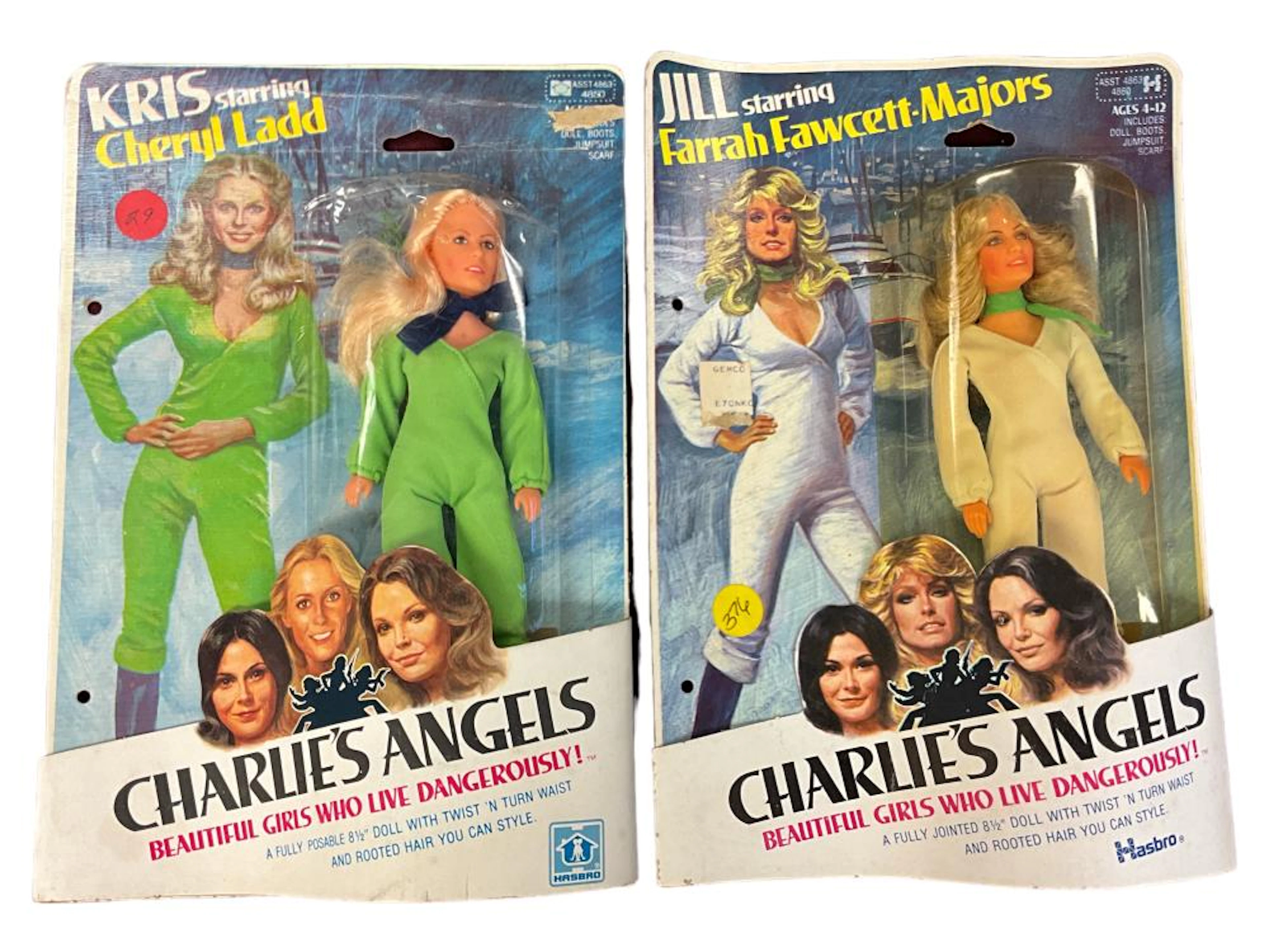 (2) 1988 ?Charlie?s Angels" Jointed Figures by Hasbro