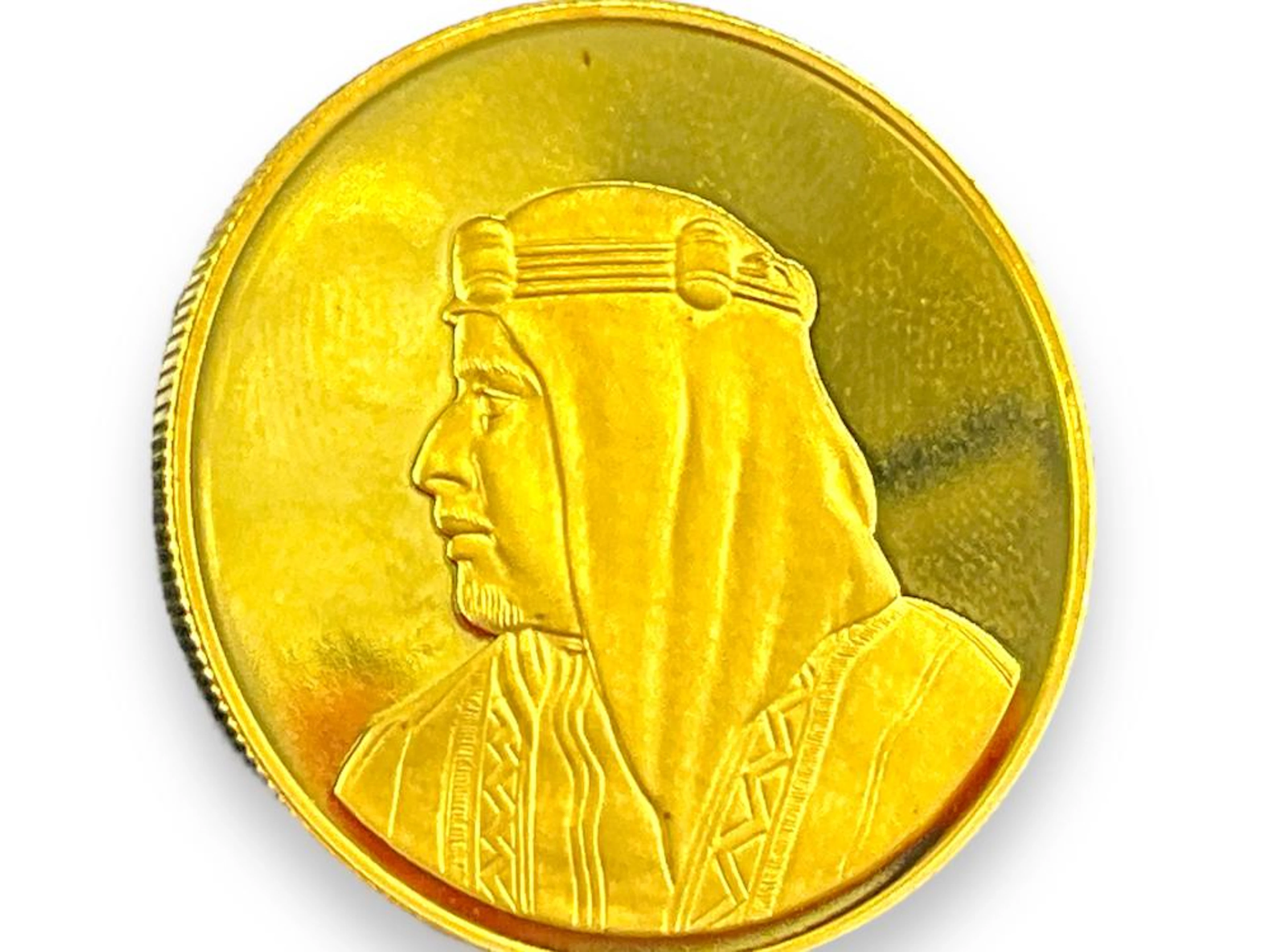 RARE 1978 50 Dinars Bahrain Gold Proof Coi