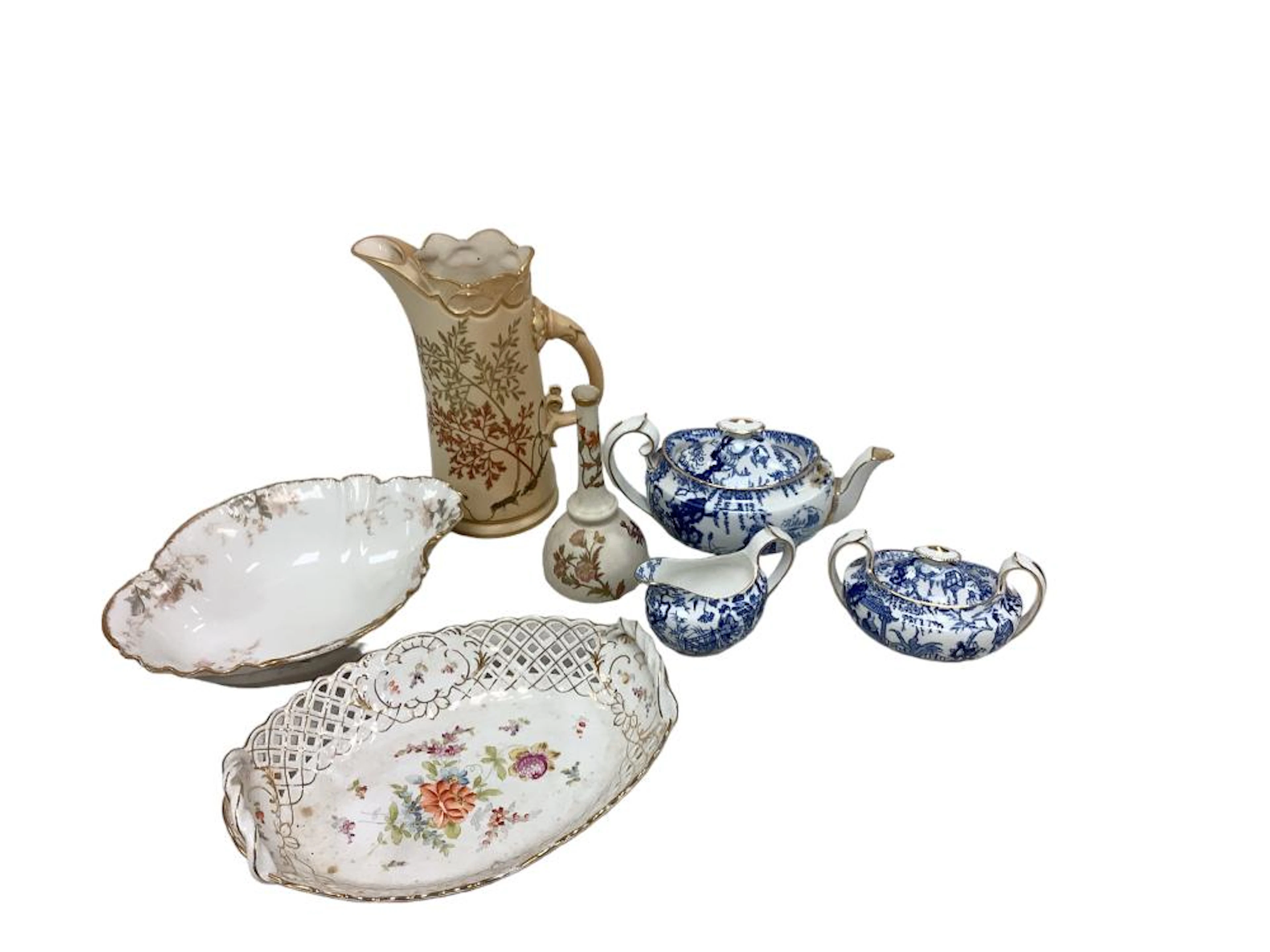China & Porcelain Pieces Including Royal Worcester, Royal Crown & Haviland