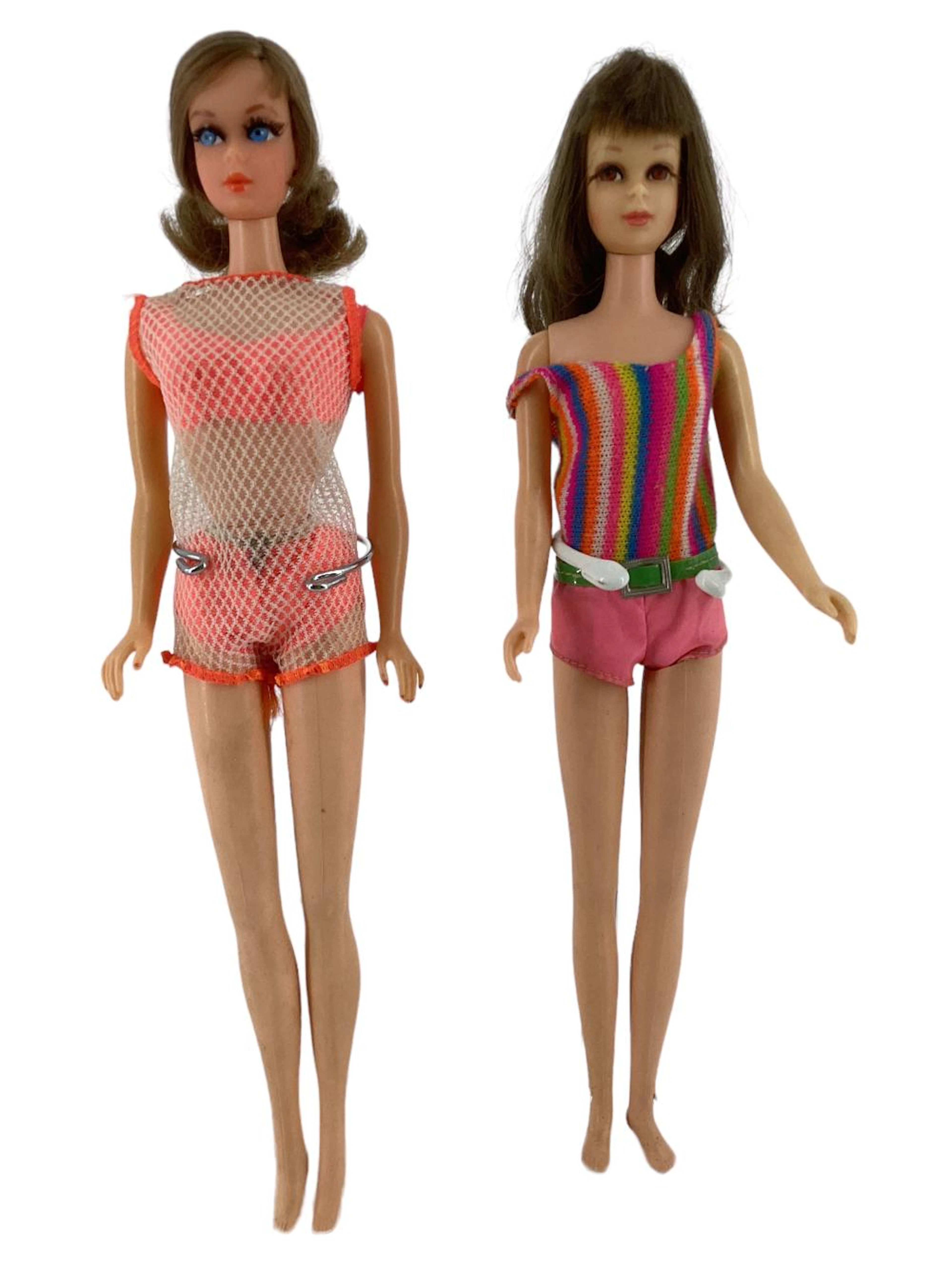 (2) TALKING BARBIE HEAD ON A TNT BODY & FRANCIE DOLL