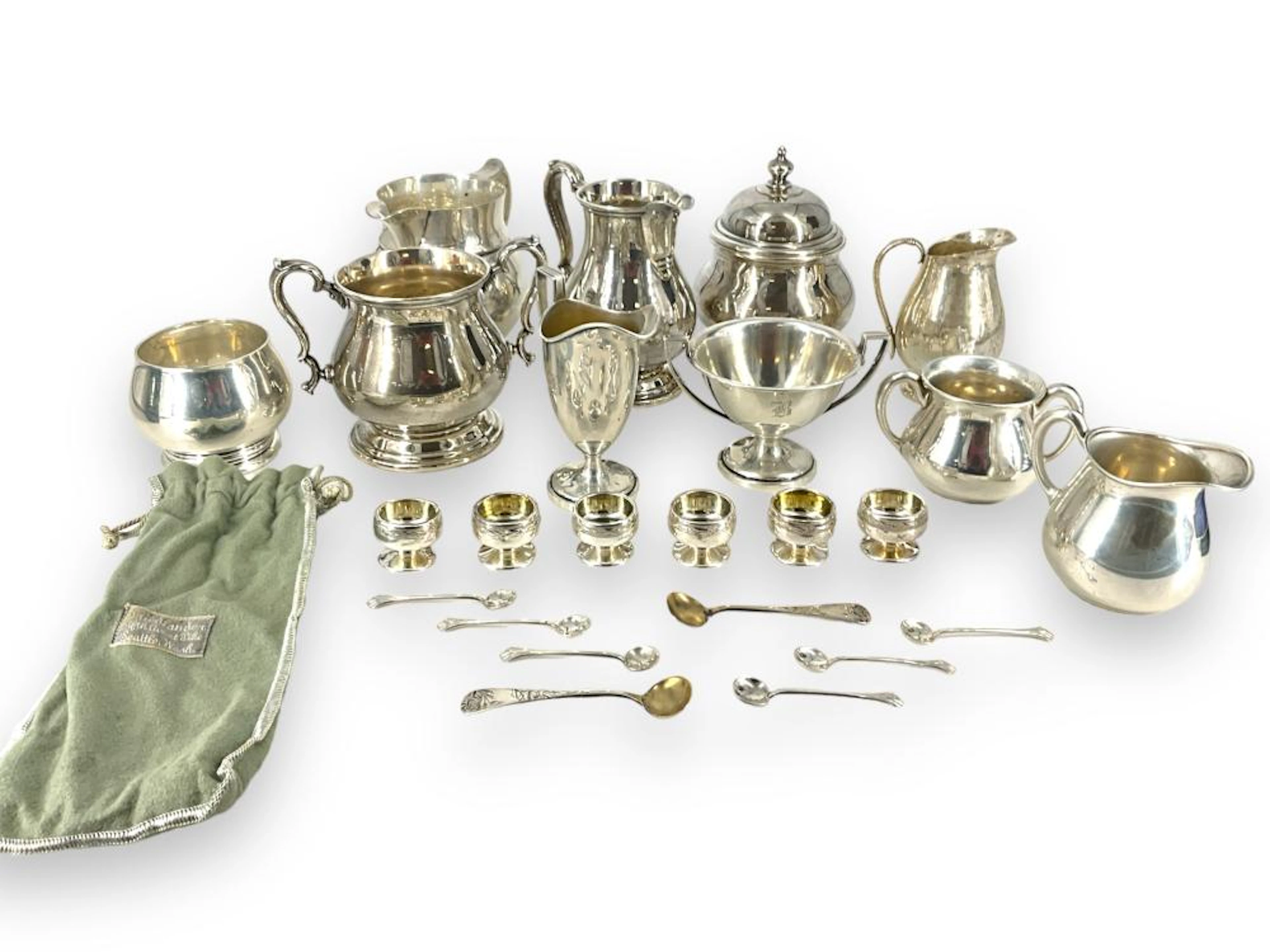 Sterling Silver Housewares - 57.61 Troy Ounces Total Weight