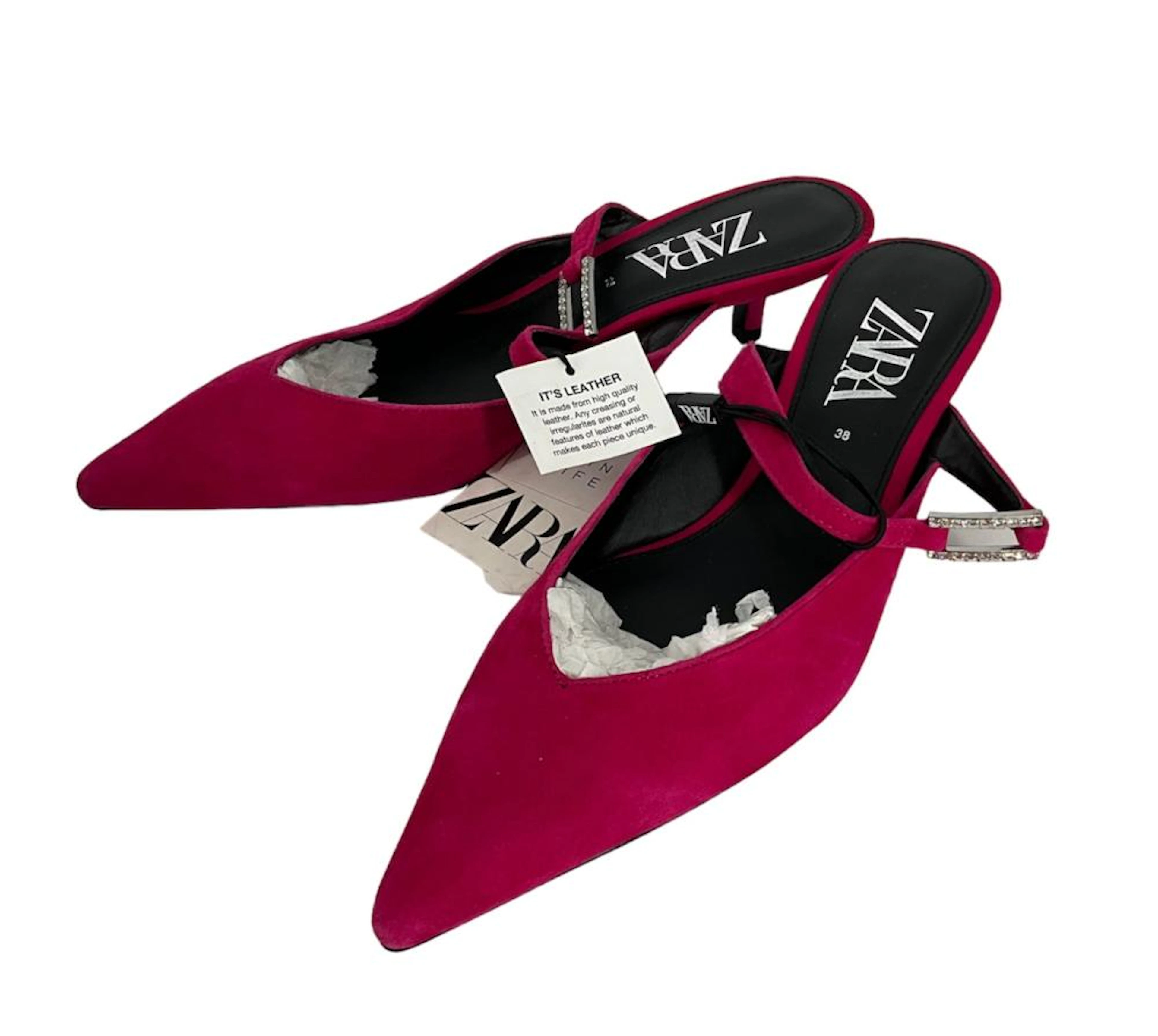 ew Pointed Toe Very Low Heels From Zara