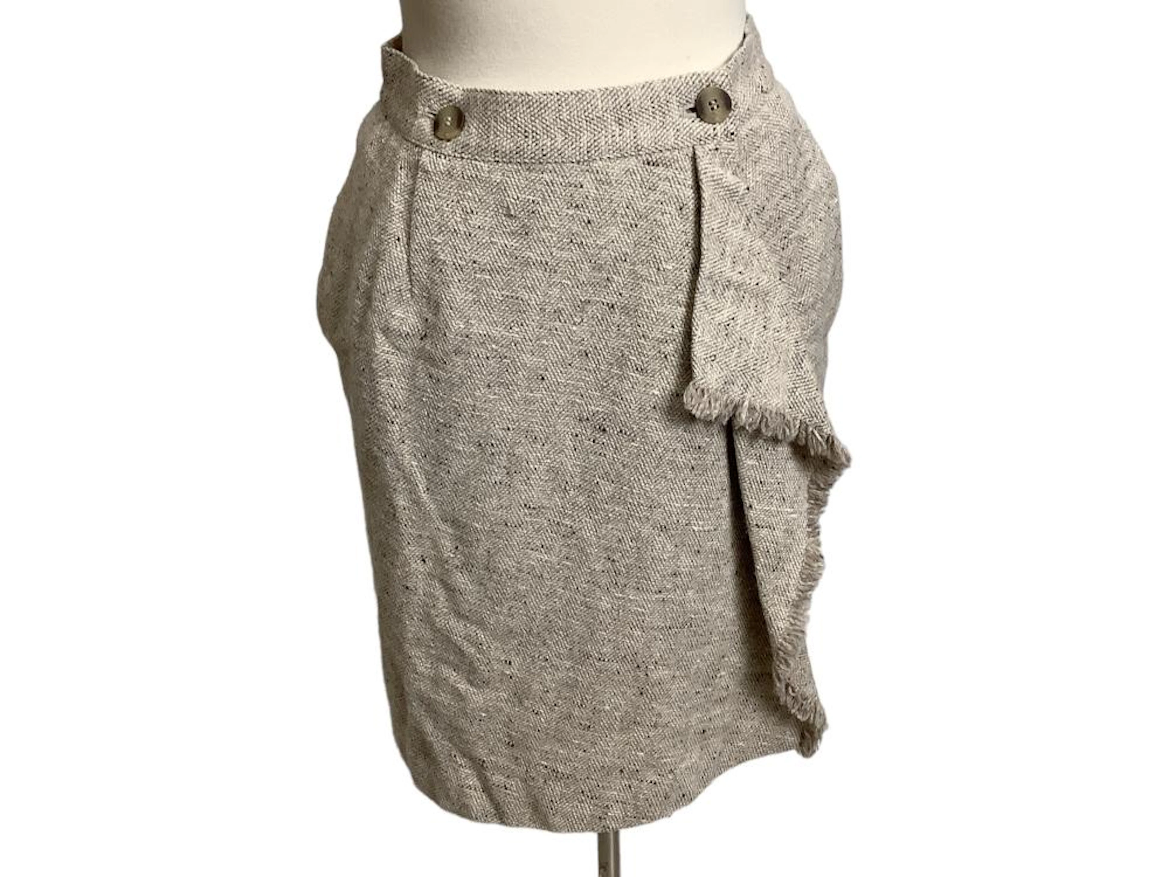 Wool Pencil Skirt