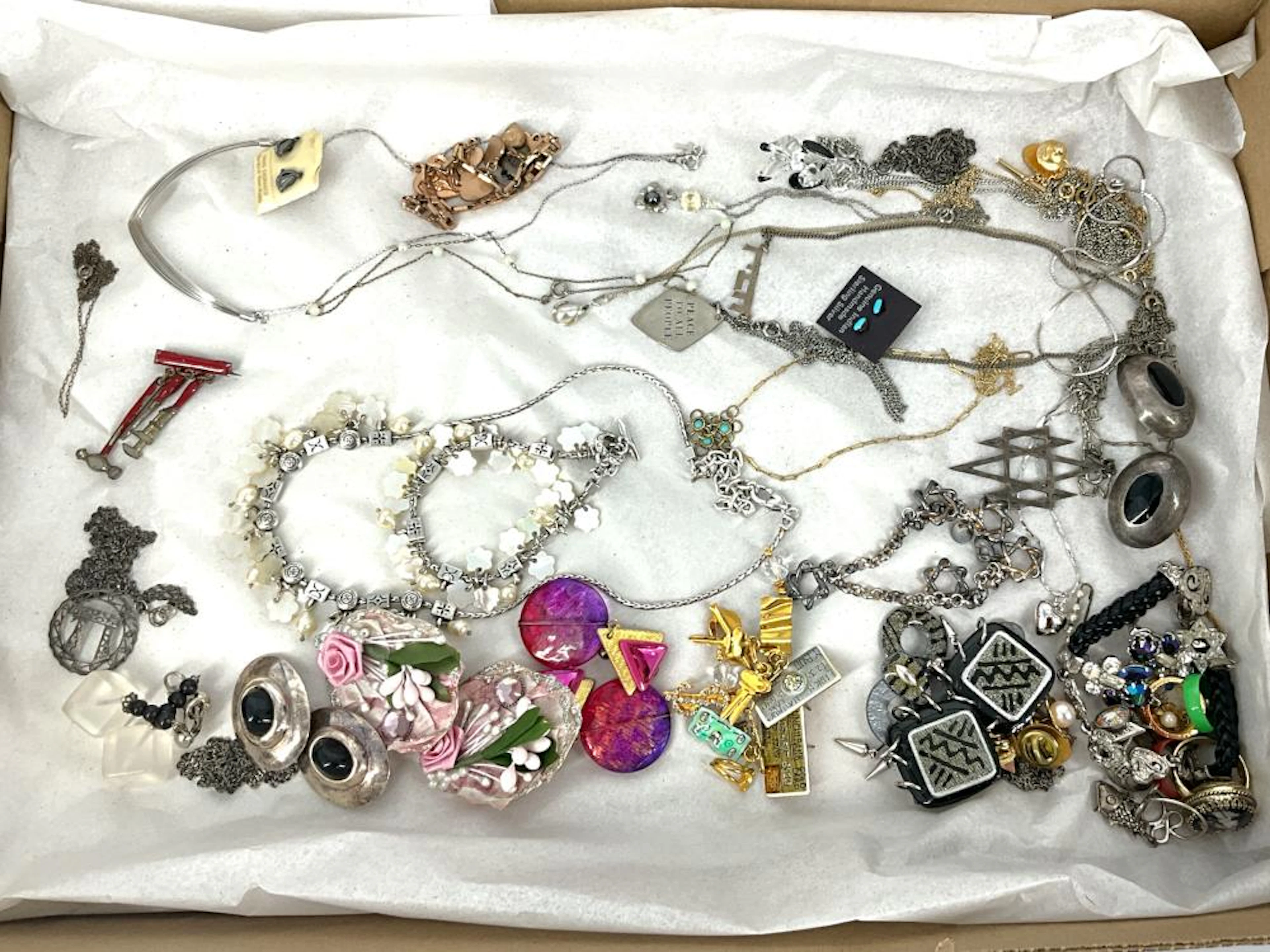 Mix of Fashion and Silver Jewelry Including ?Brighton?