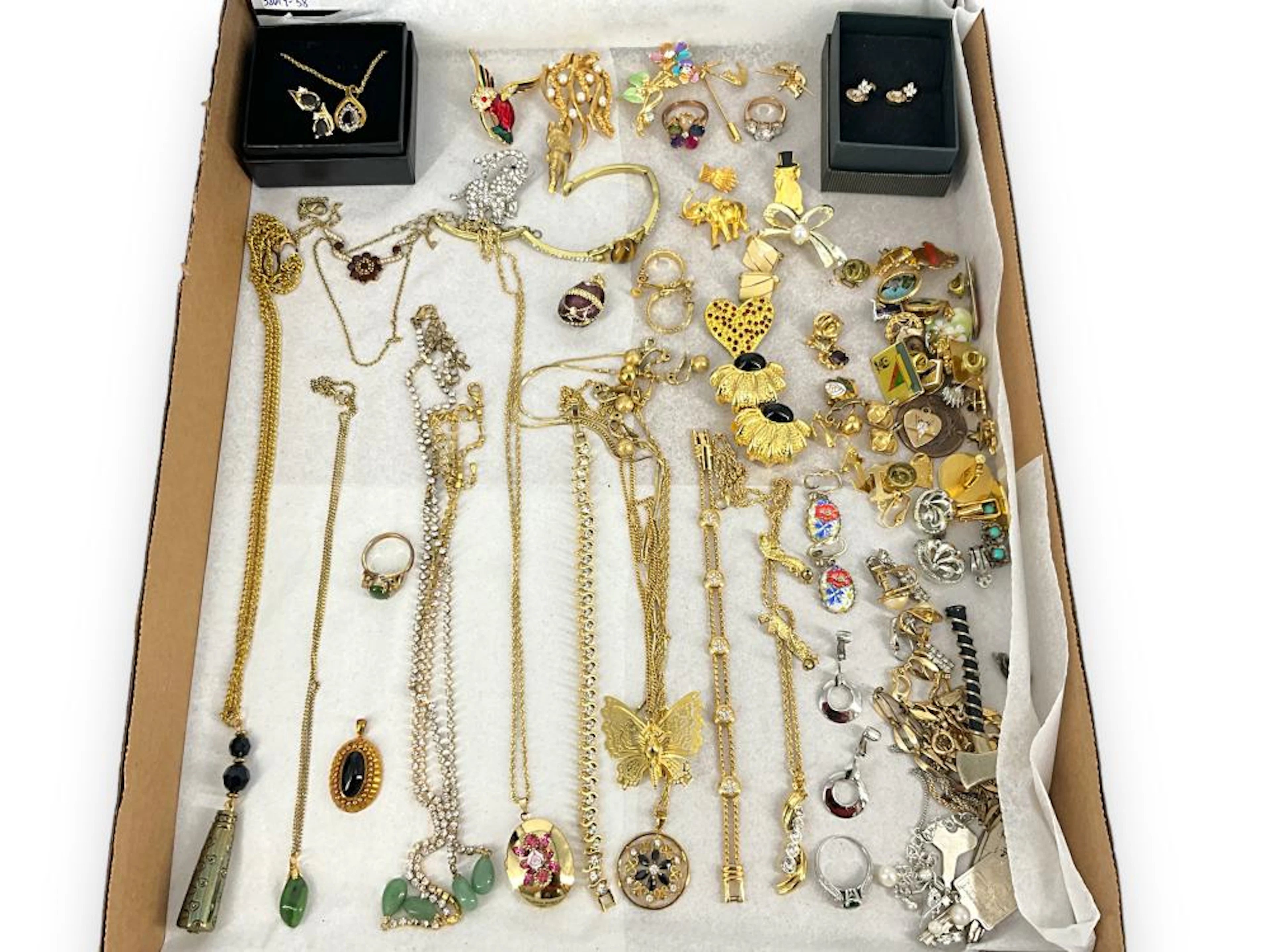Costume Jewels Box Lot