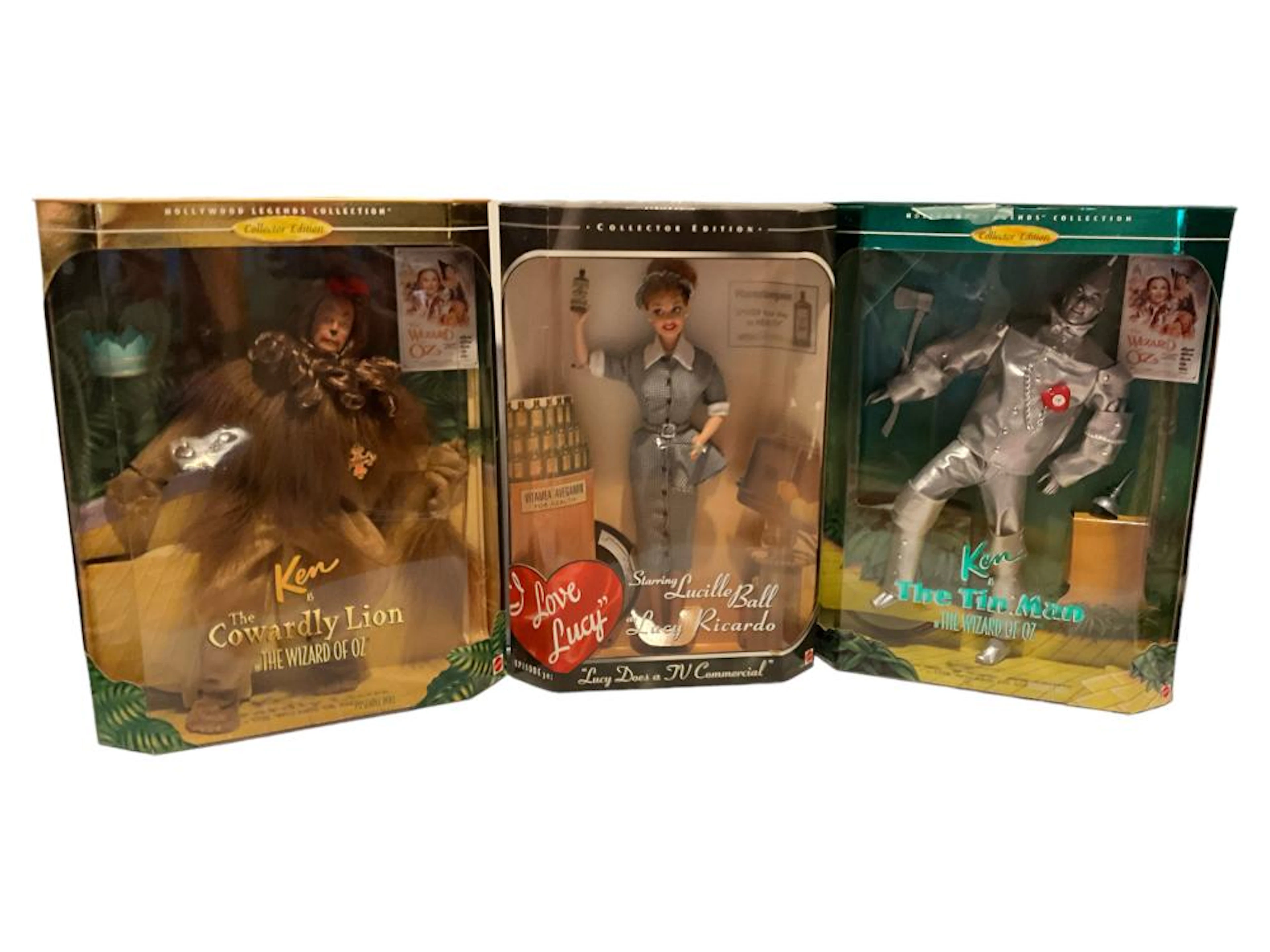 (3) Collector Edition Fashion Dolls by Mattel
