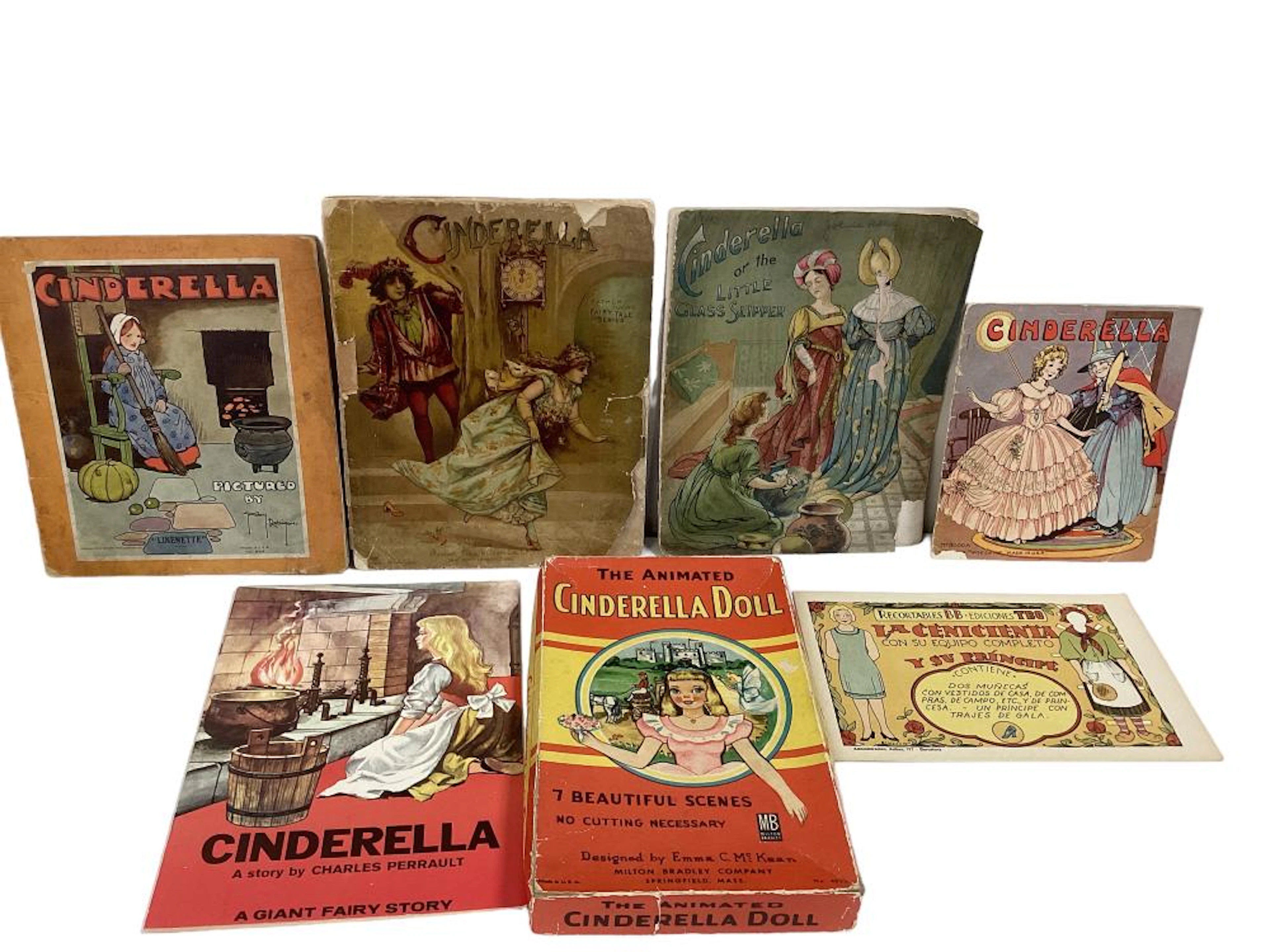 Collection of Old Cinderella Books
