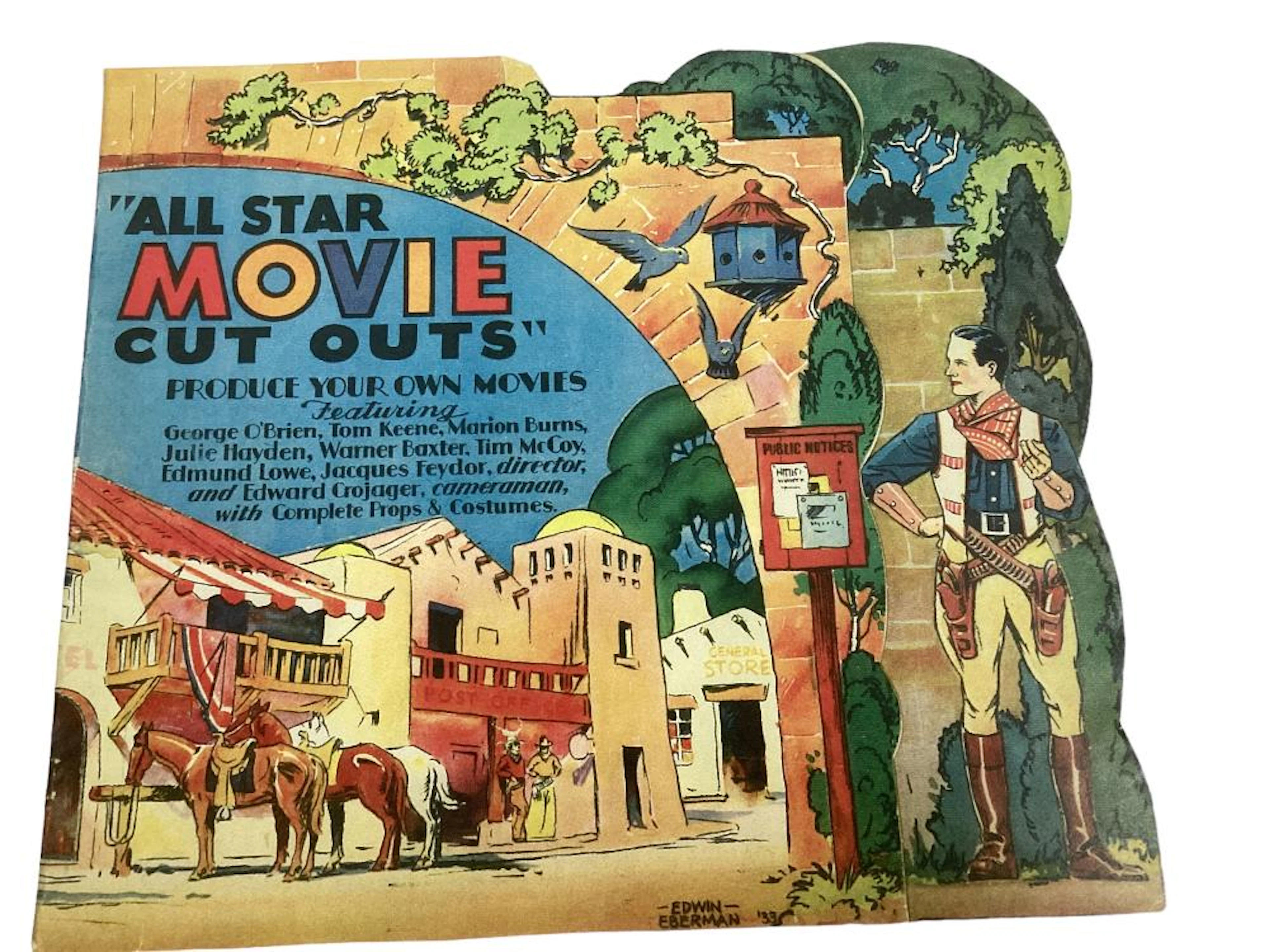 Vintage 1930?s ?All Star Movie Cut Outs?
