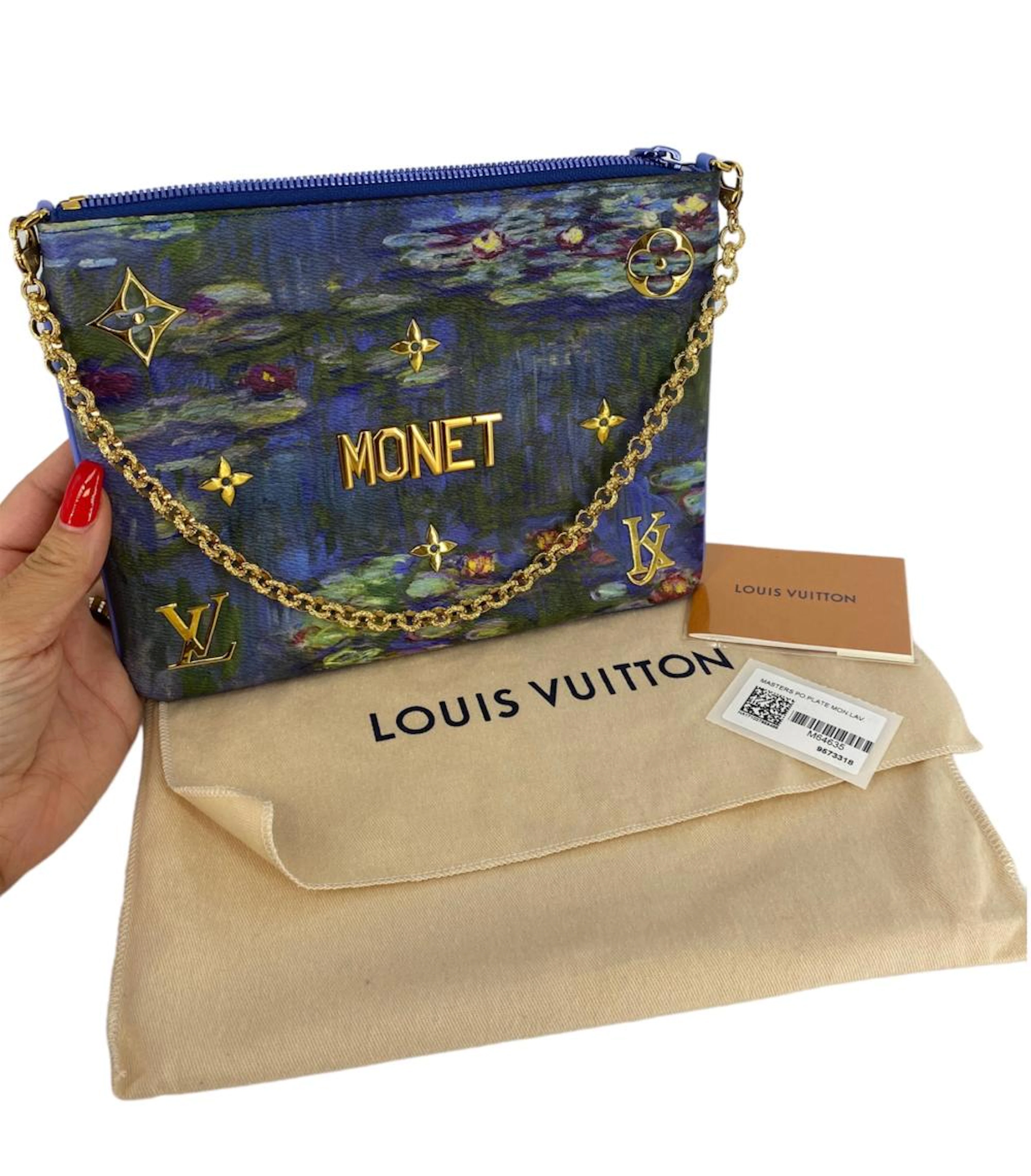 Louis Vuitton X Jeff Koons Limited Edition Masters Collection Monet Purse