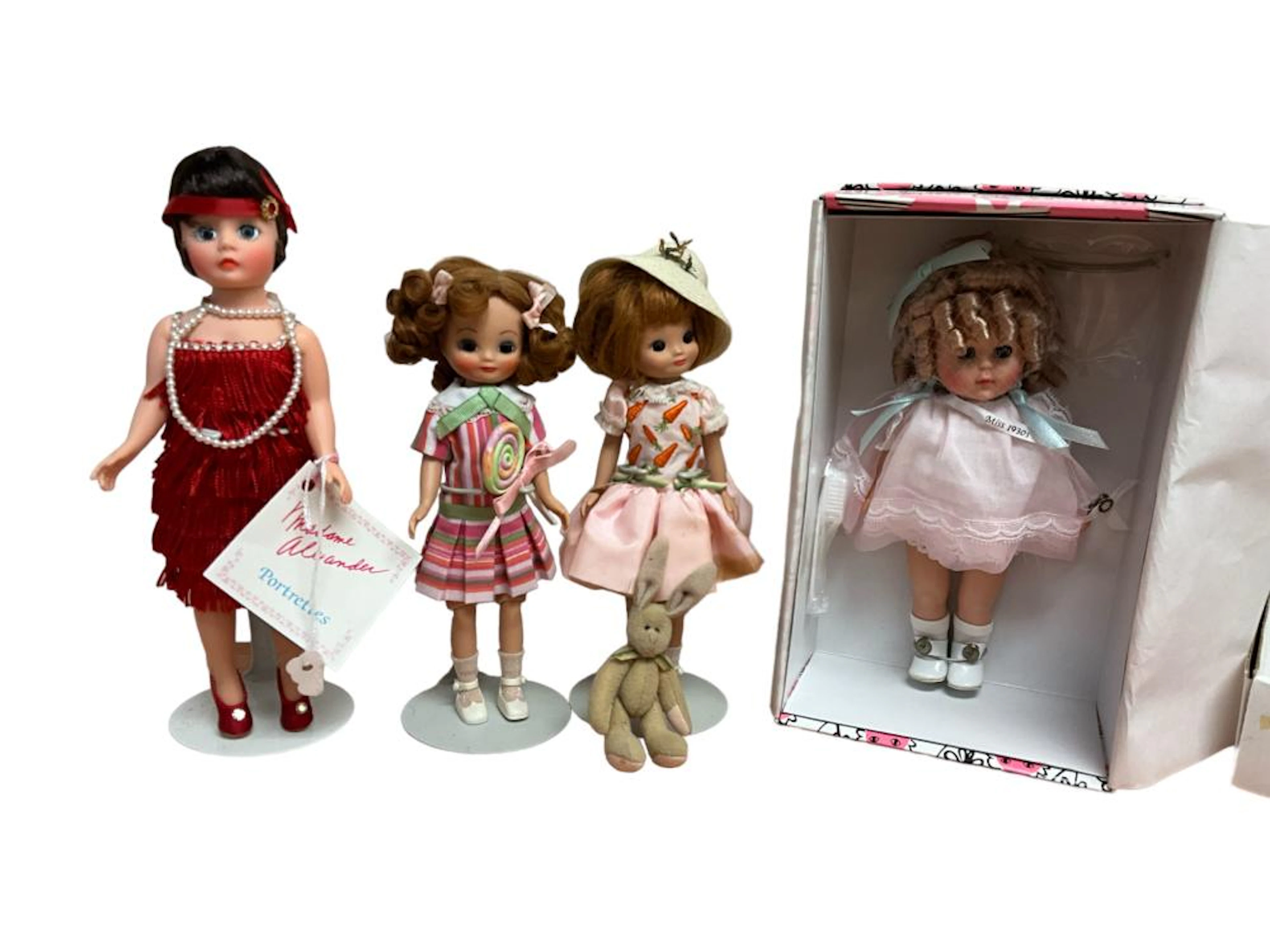 (4) Madame Alexander, Ginny, and Tiny Betsy McCall Collector Dolls