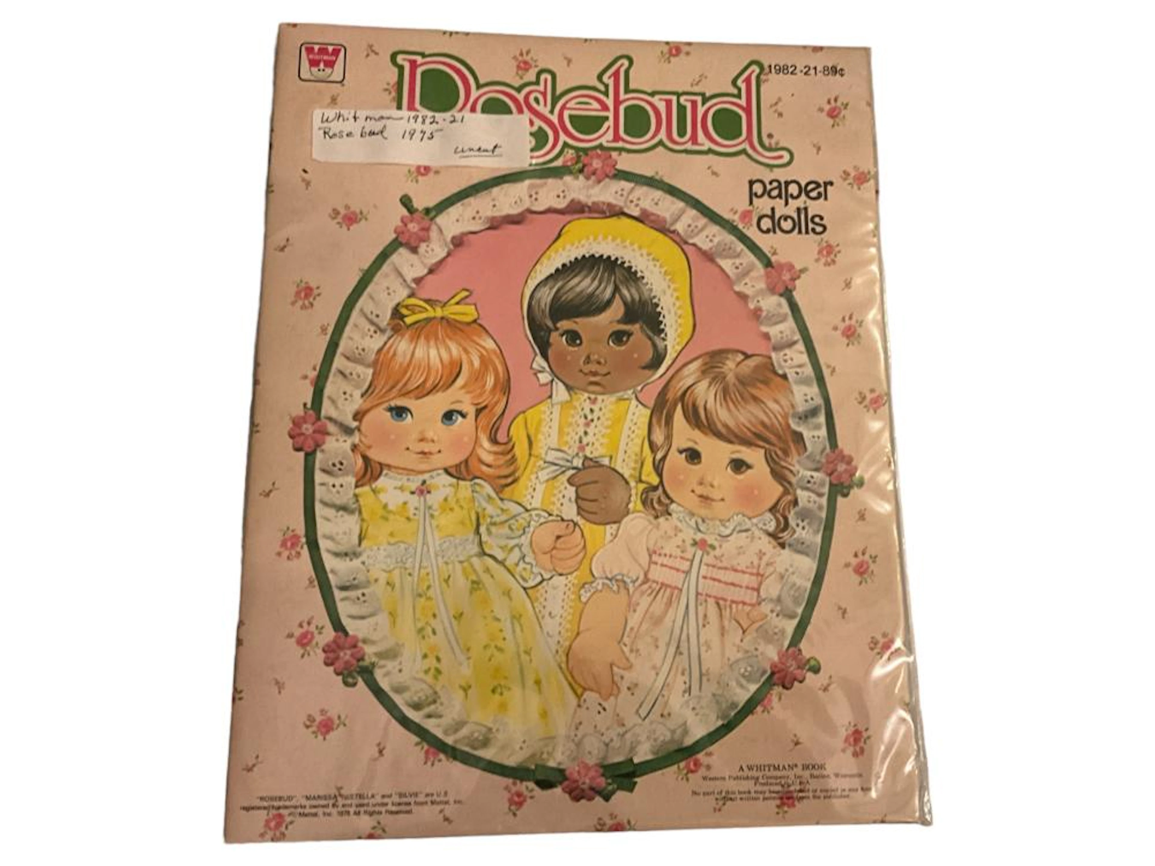 1975 Whitman ?Rosebud - 1982-21? Paper Dolls - Uncut