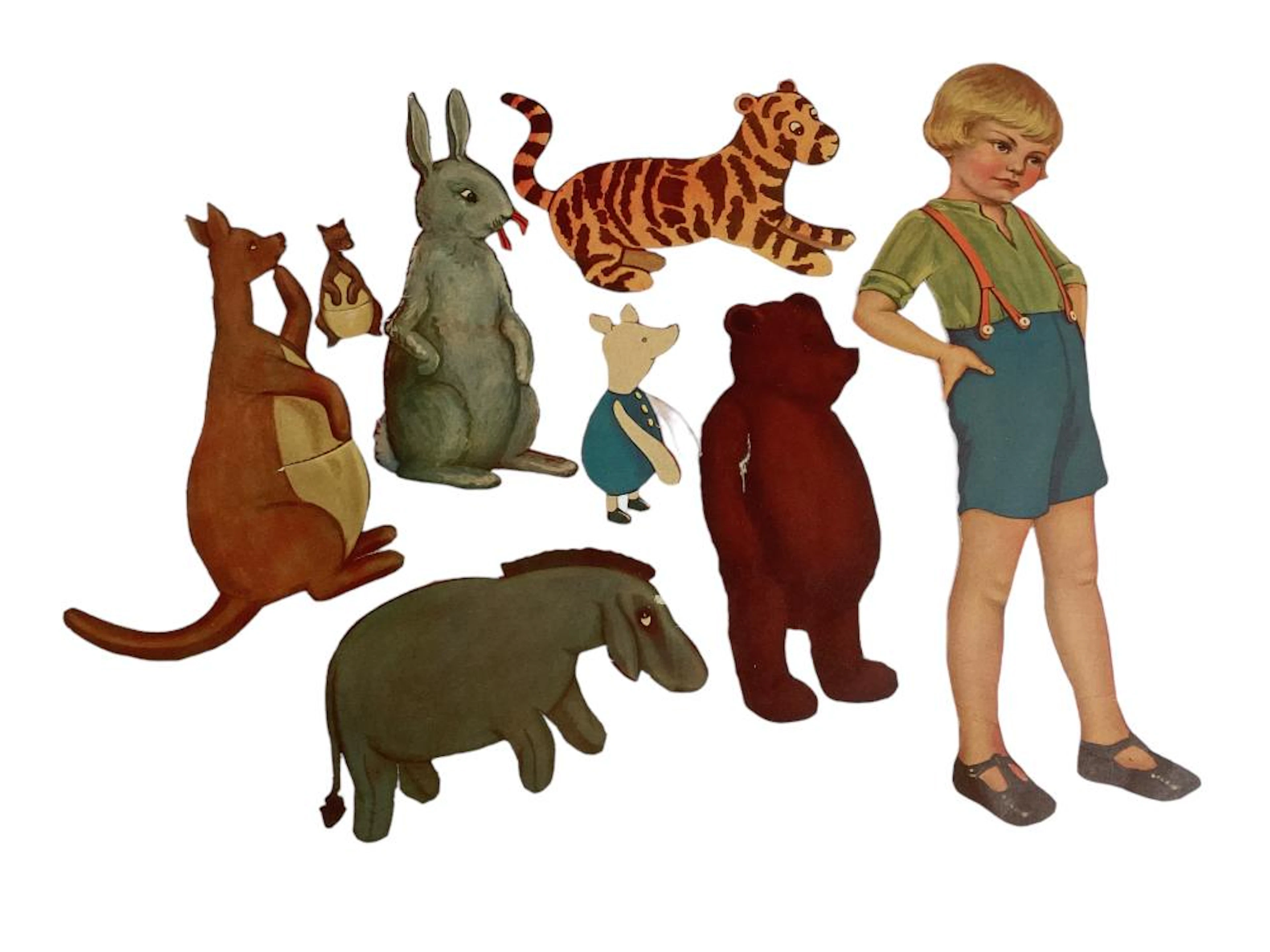 1985 ?Winnie the Pooh? Paper Dolls